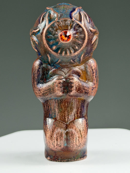 Big Eye Ape: Copper Plated Blink