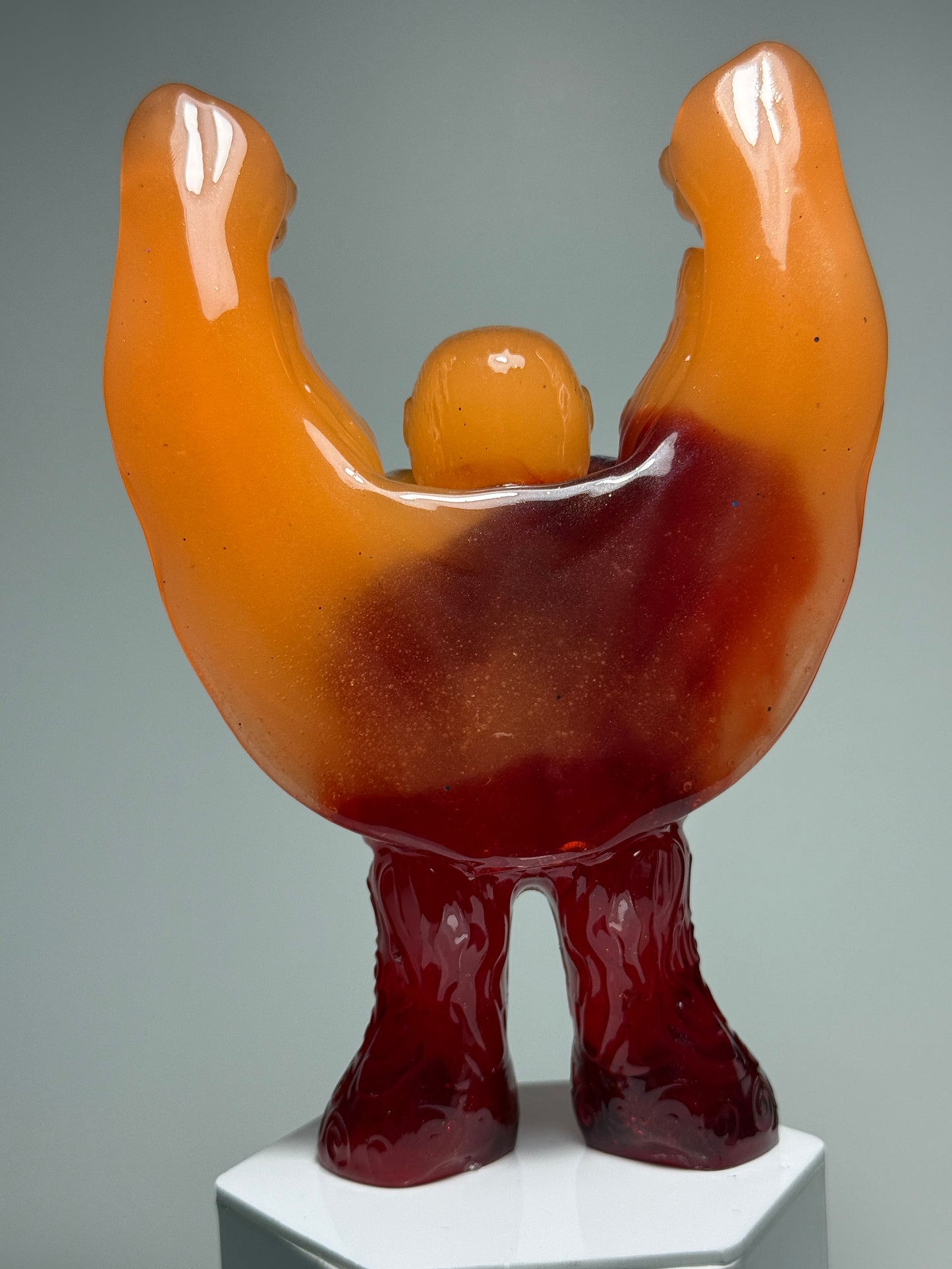 Elvis Ape: Orange/Red Glow