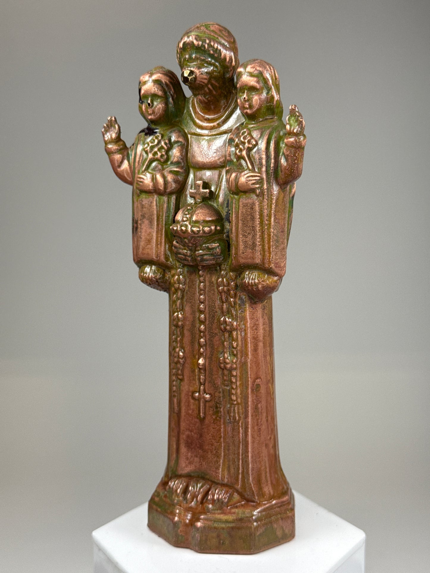 Cyclops with Twins: Copper Plated Old