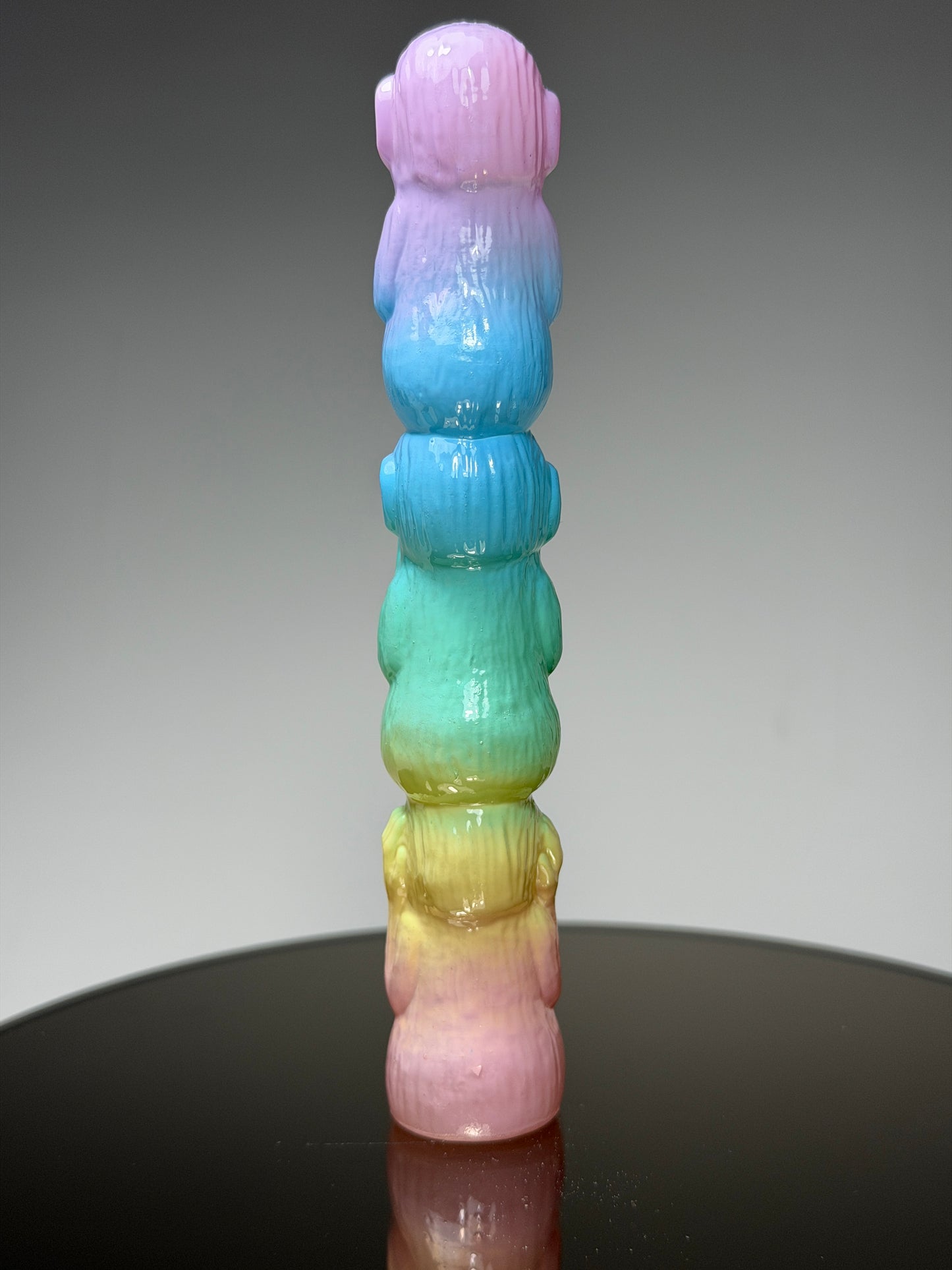 No Evil: Pastel Rainbow Stack