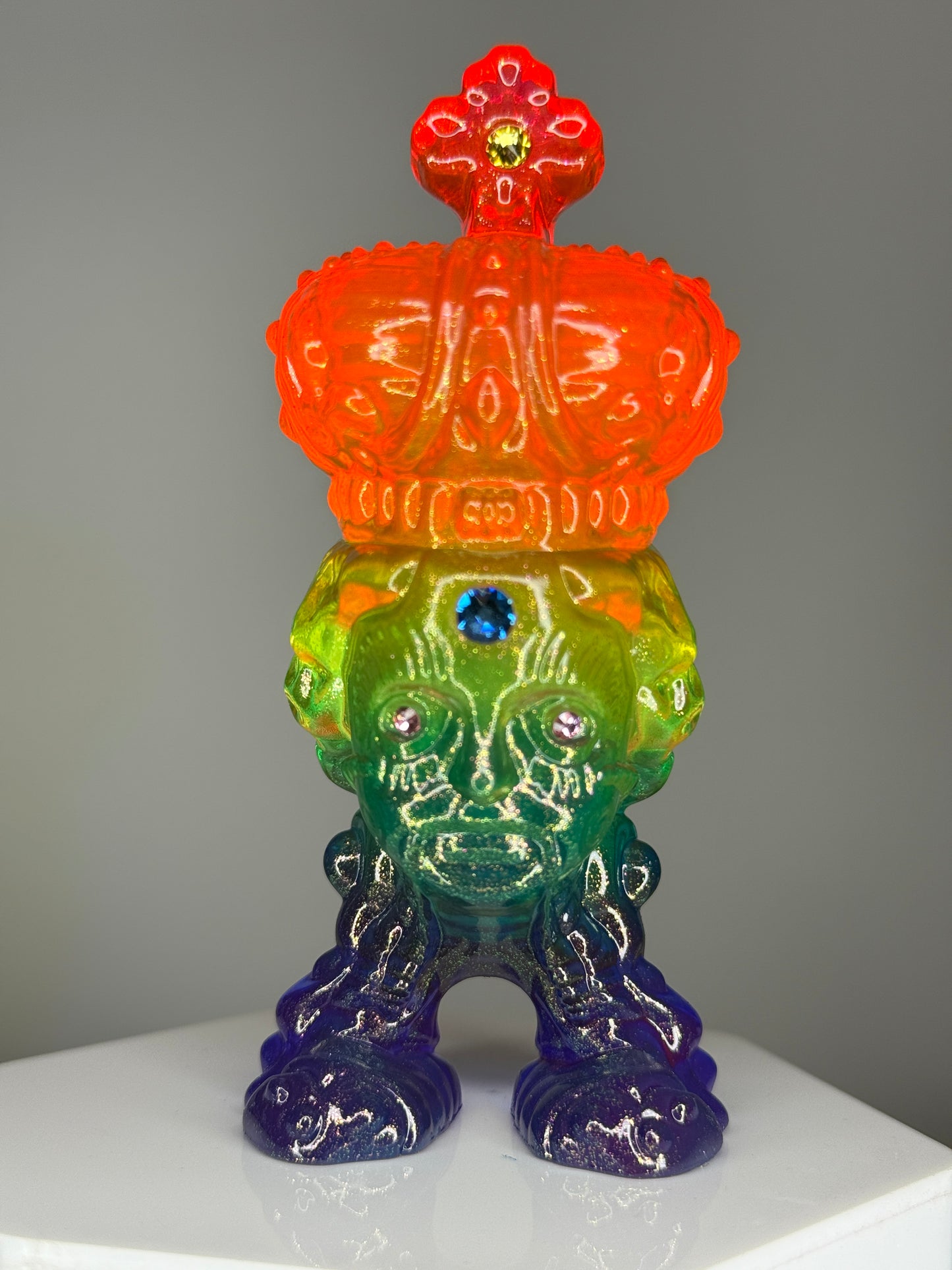 Mecha Faith Hopper: Clear Rainbow Gold