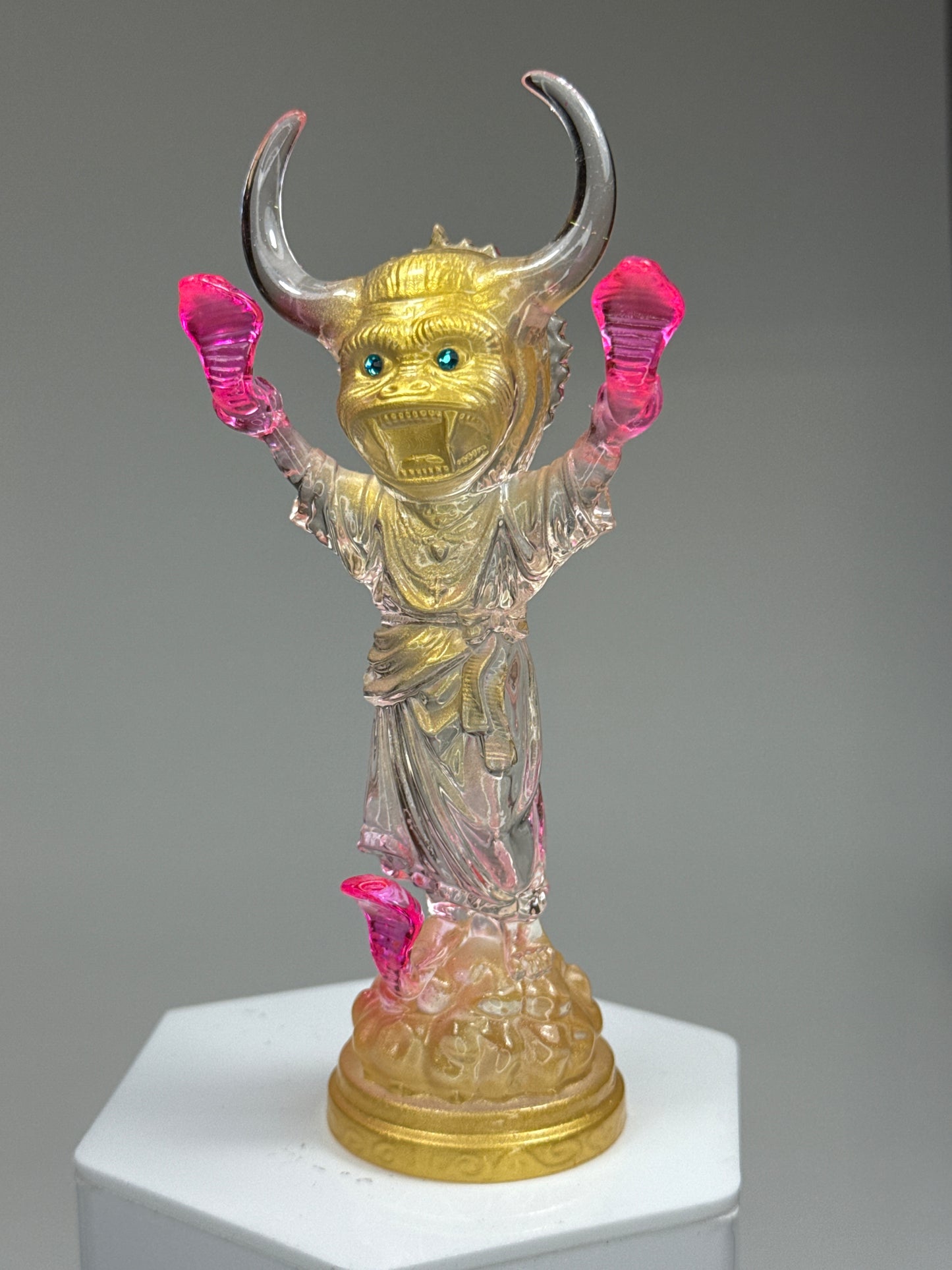 Snake Handler: Gold/Clear/Pink