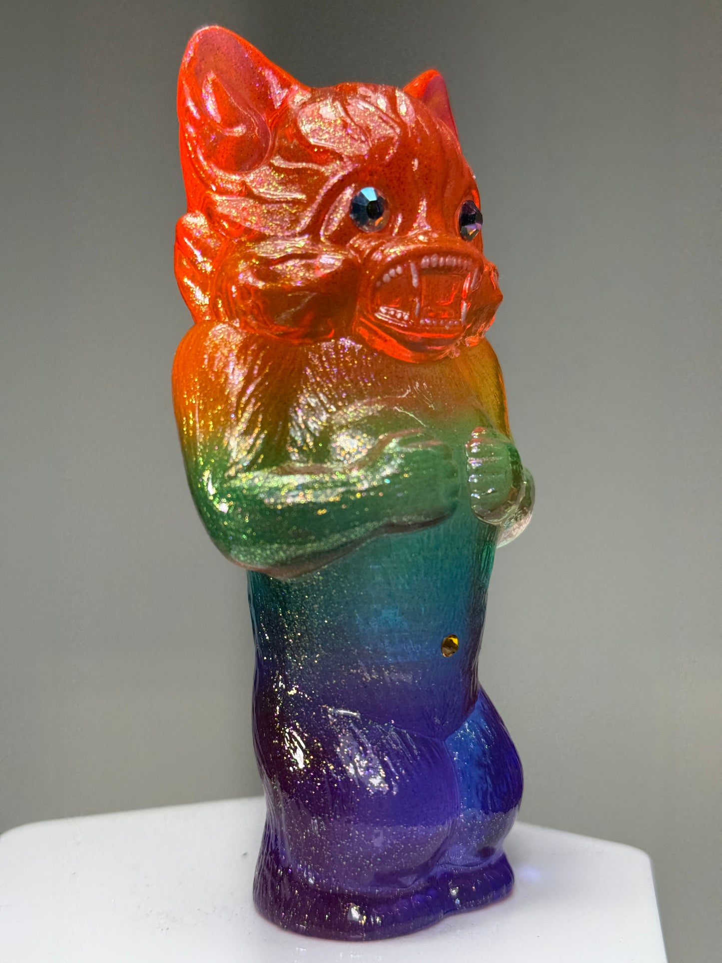 Ape Disguised as a Cat: Transparent Gold Rainbow