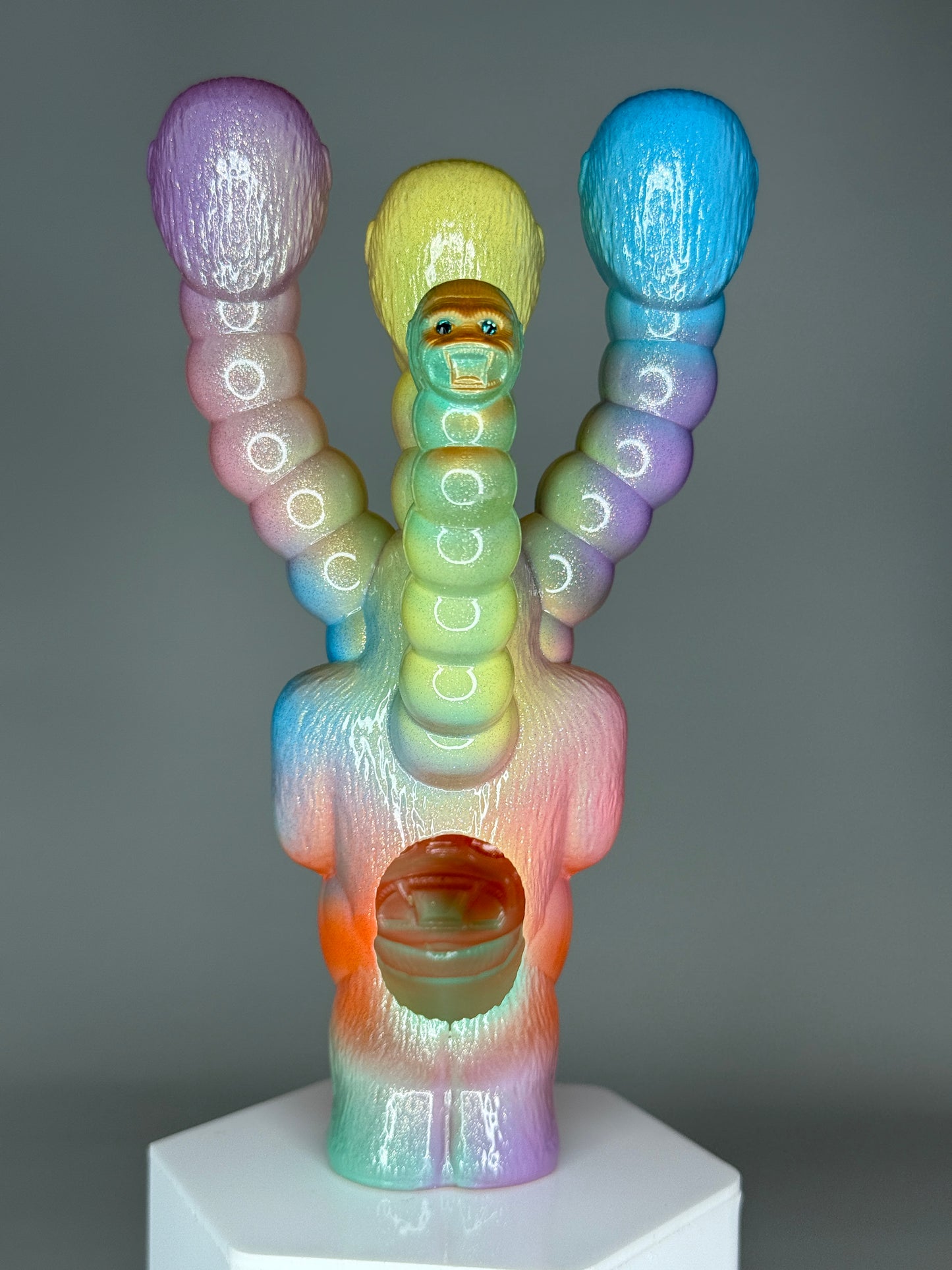 Sidewinder Ape: Pastel with Orange