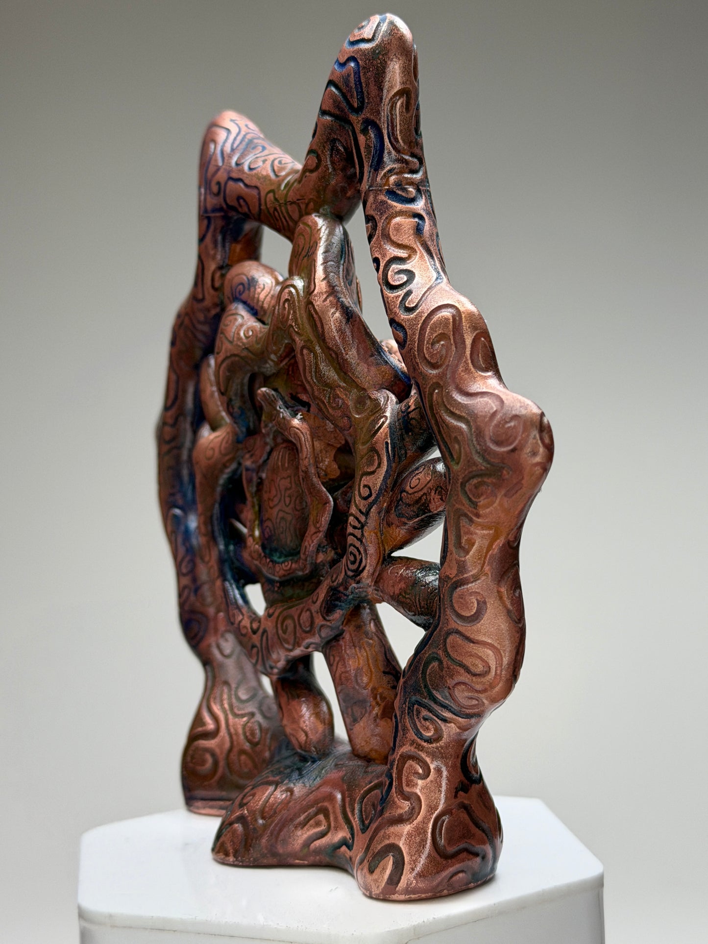 Ganna Sh’aa: Copper Plated with Dark Blue