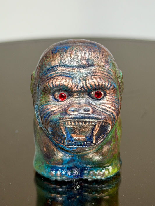 Stumpy Ape: Copper Plated Mini Stump Red Eyes