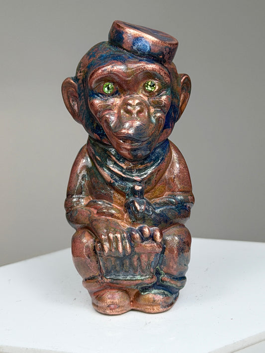 Monkey with Bananas: Copper Plated Fruit Day