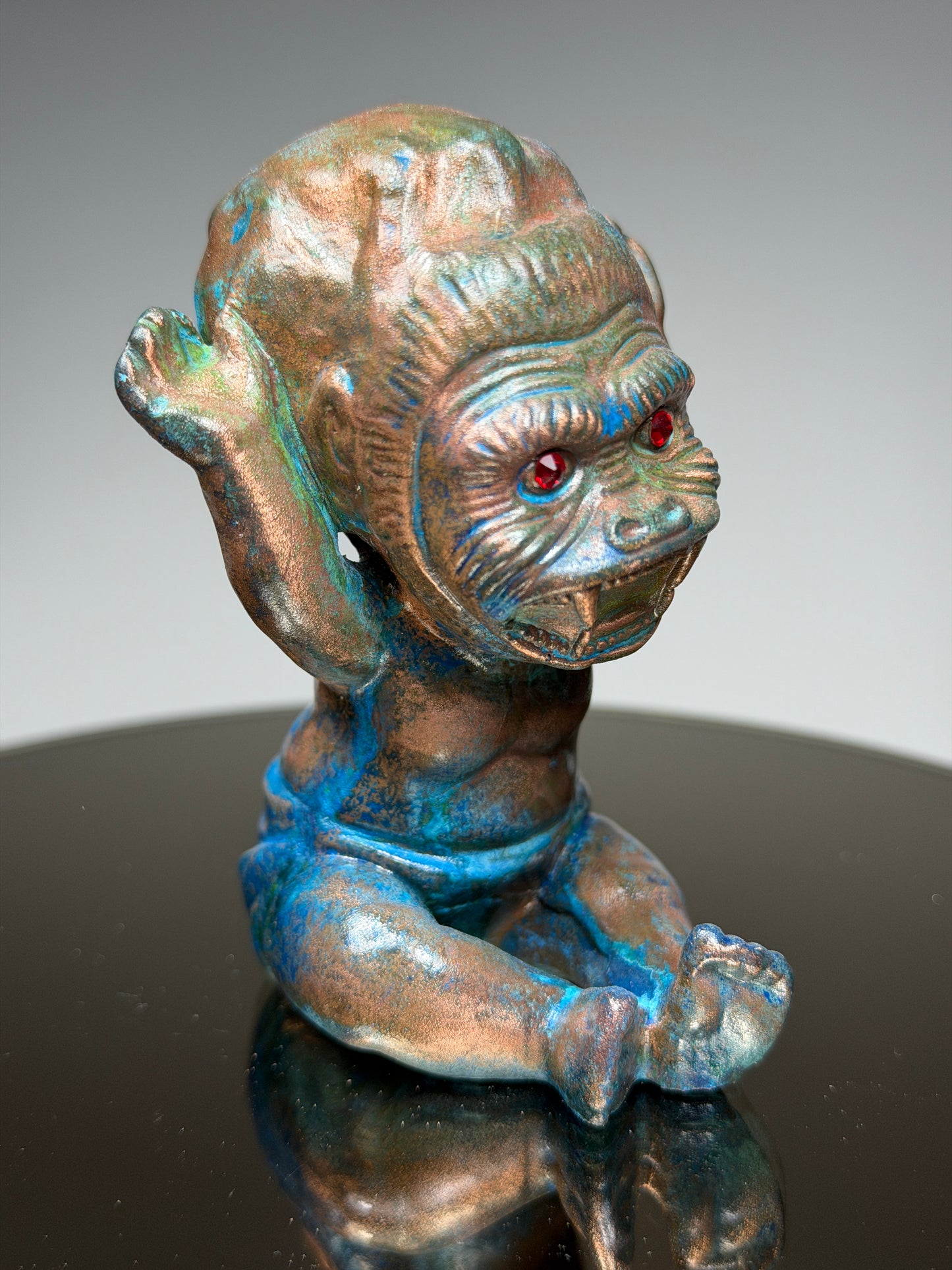 Baby Ape: Copper Plated Infant