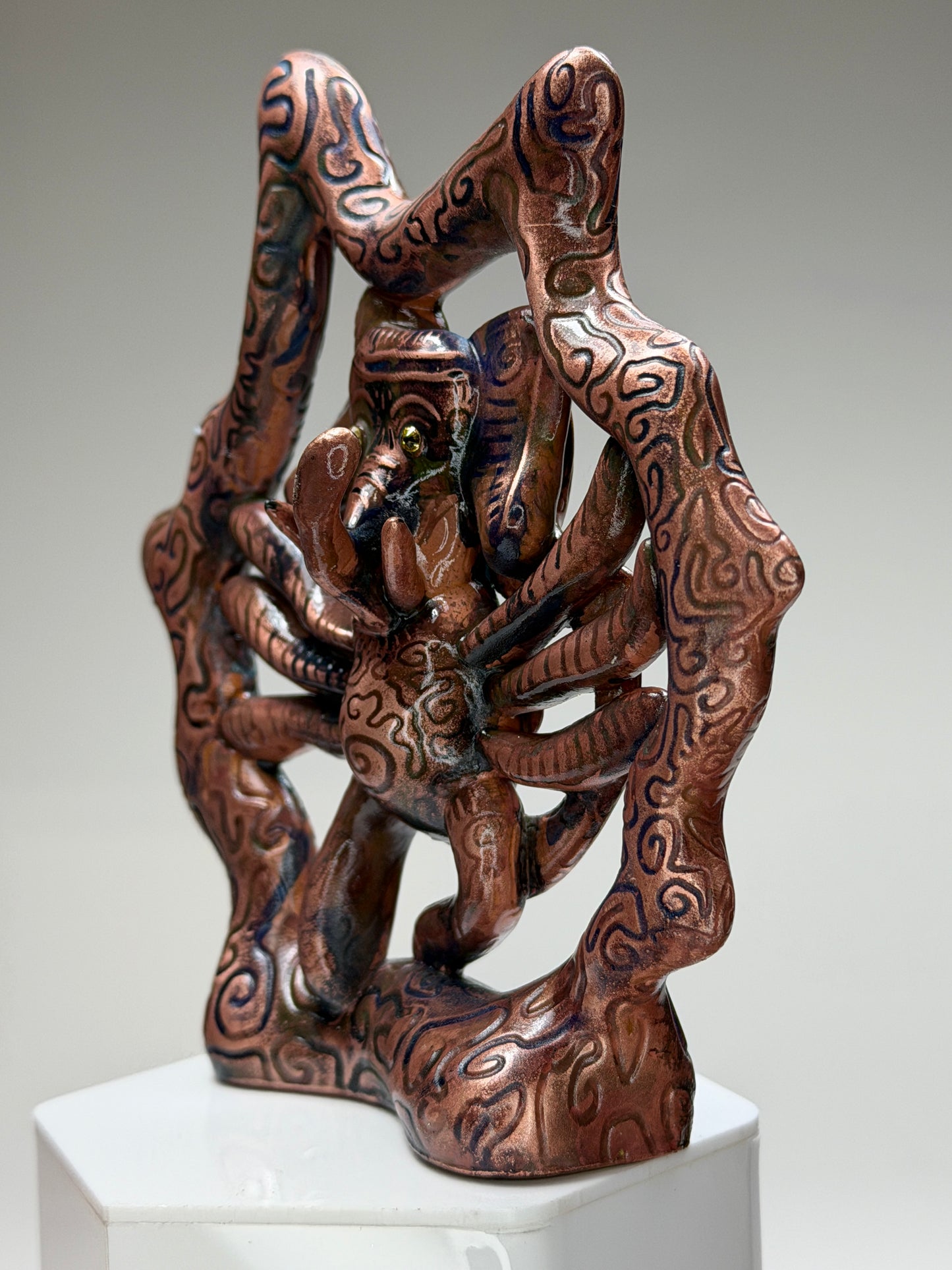 Ganna Sh’aa: Copper Plated with Dark Blue