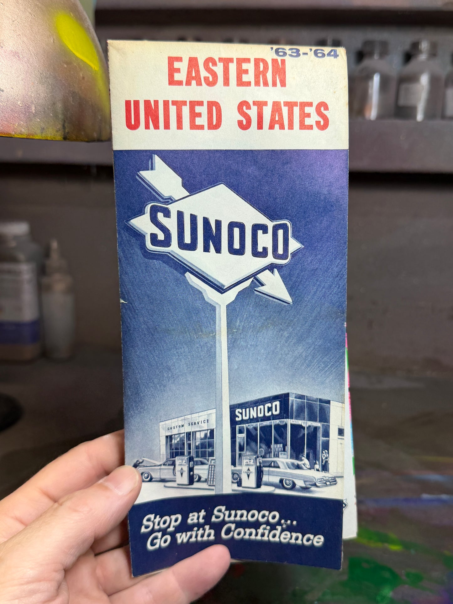 1963 Sunoco Northeastern United States Highway Map