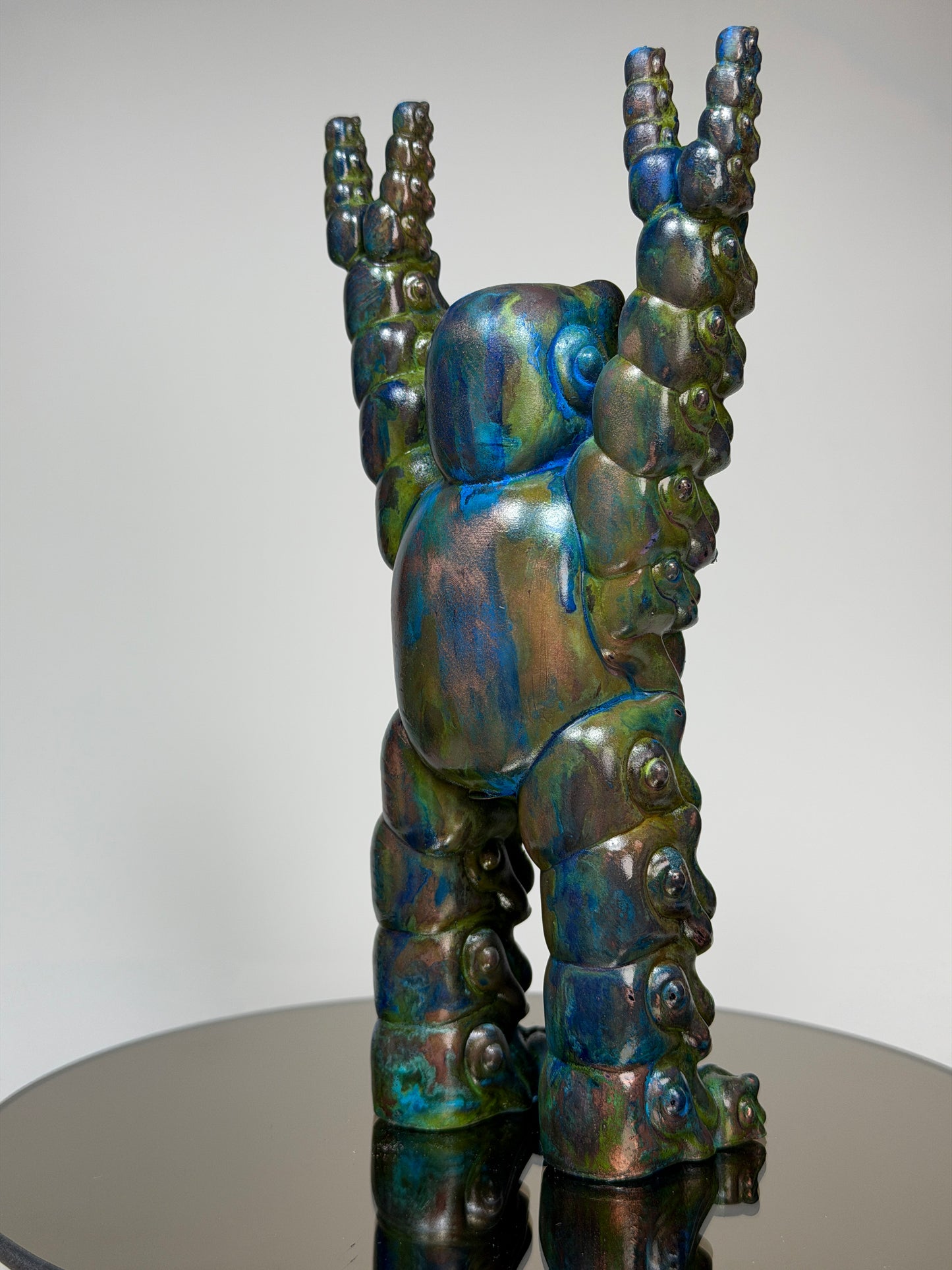 Mecha Head Ape: Copper Plated Large Prototype