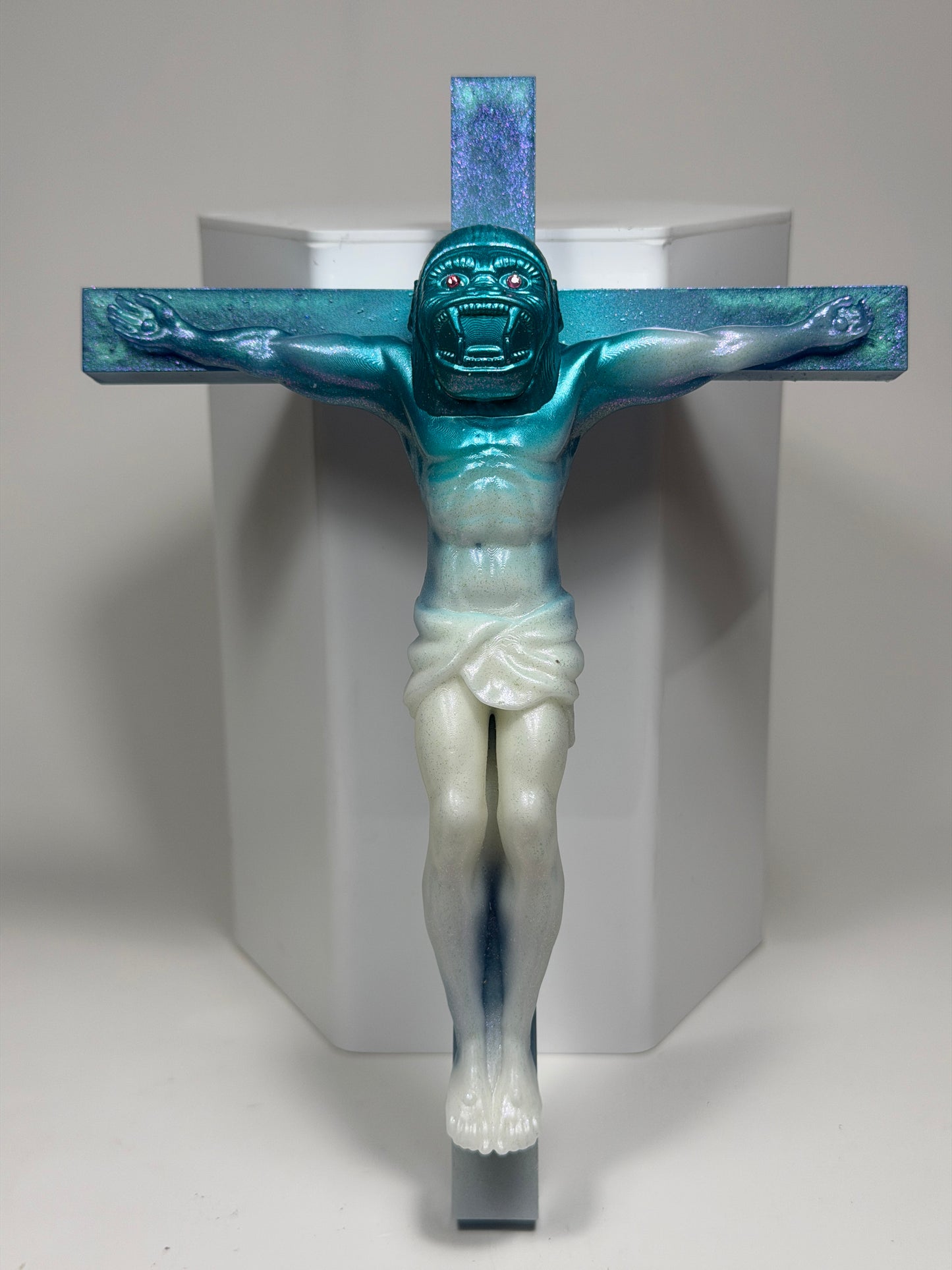 Christ on the Cross but he is an Ape (Big Choice)
