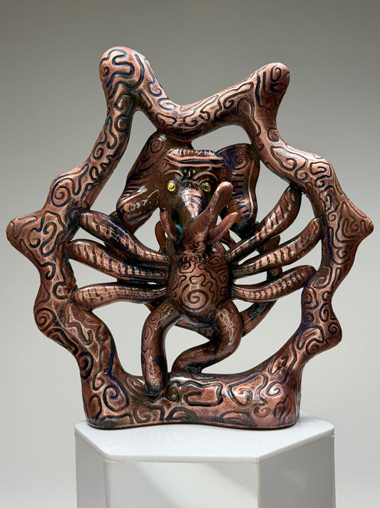 Ganna Sh’aa: Copper Plated with Dark Blue