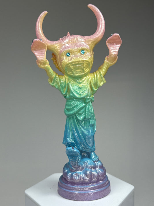 Snake Handler: Pastel Silver Rainbow