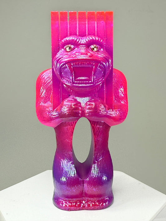 Monolith Head Ape: Pink Surprise