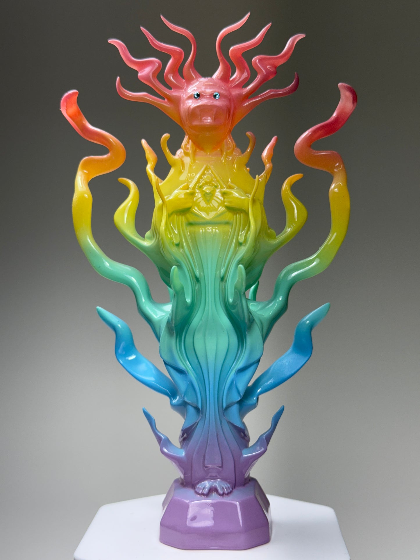 The Sun of God: Pastel Rainbow Flame