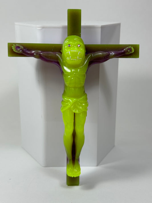 Christ on the Cross but he is an Ape, Magical Toy: Stay Awake All Night, Think of his Suffering