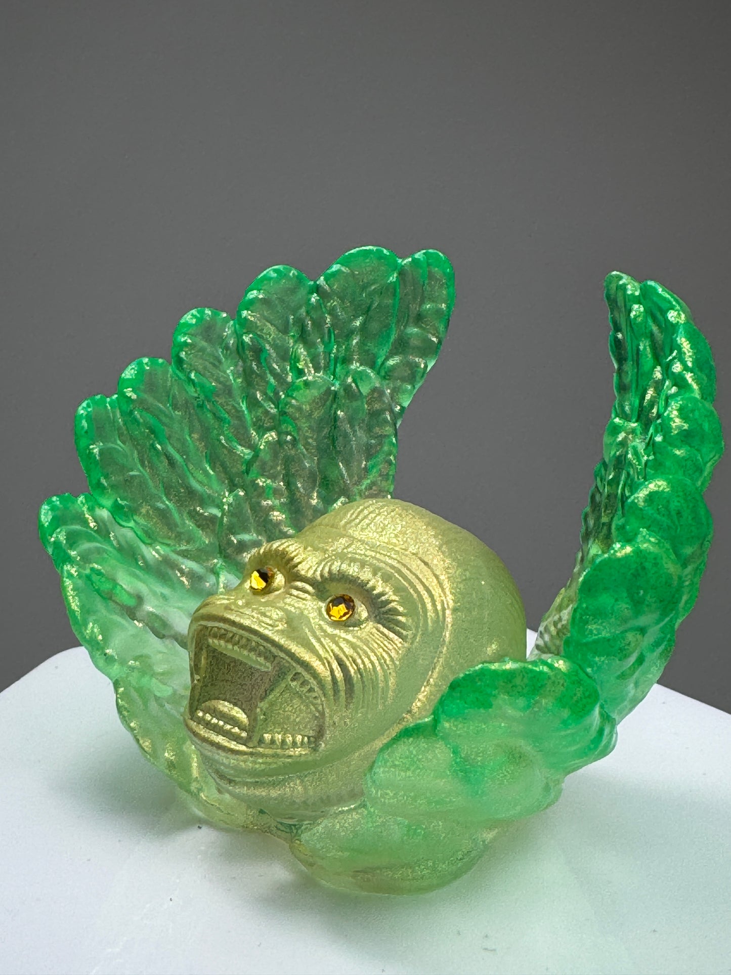 Cherub Ape: Green and Gold