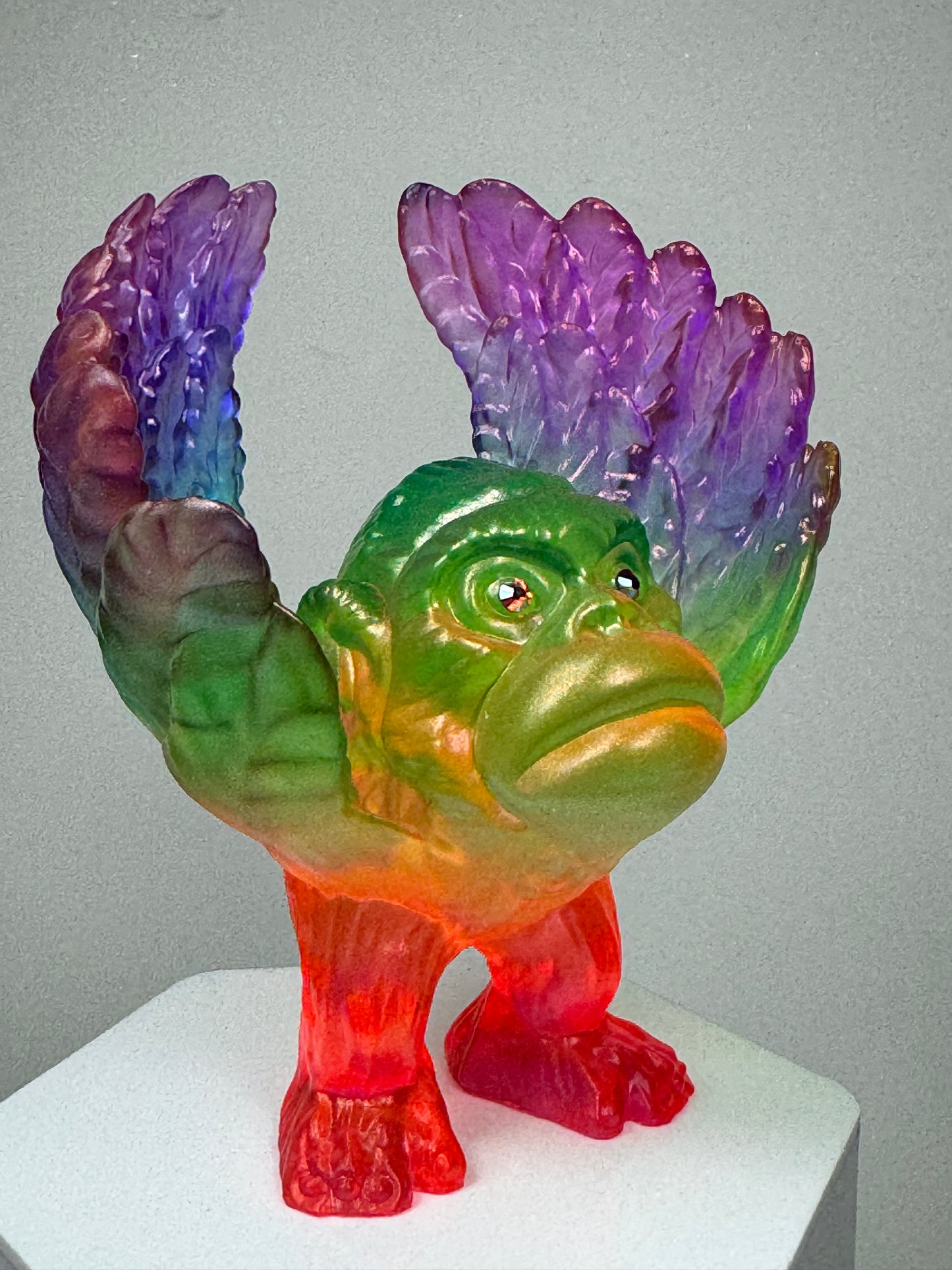 Winged Ape Hopper: Gold Rainbow Hop