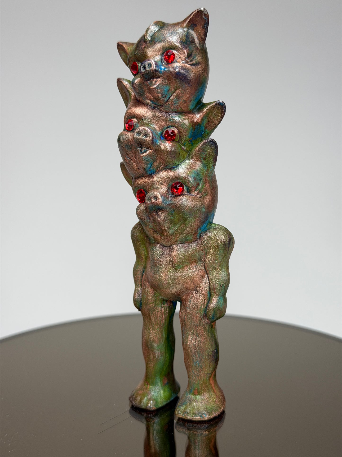 Three Pile Pig: Copper Plated Stack