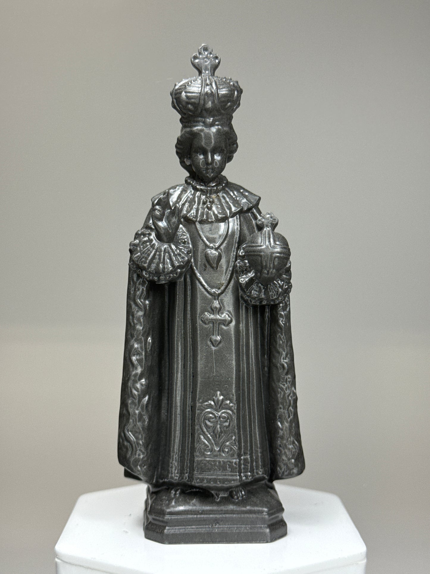 Infant Jesus Of Prague 2.0: Cold Cast Stainless Steel