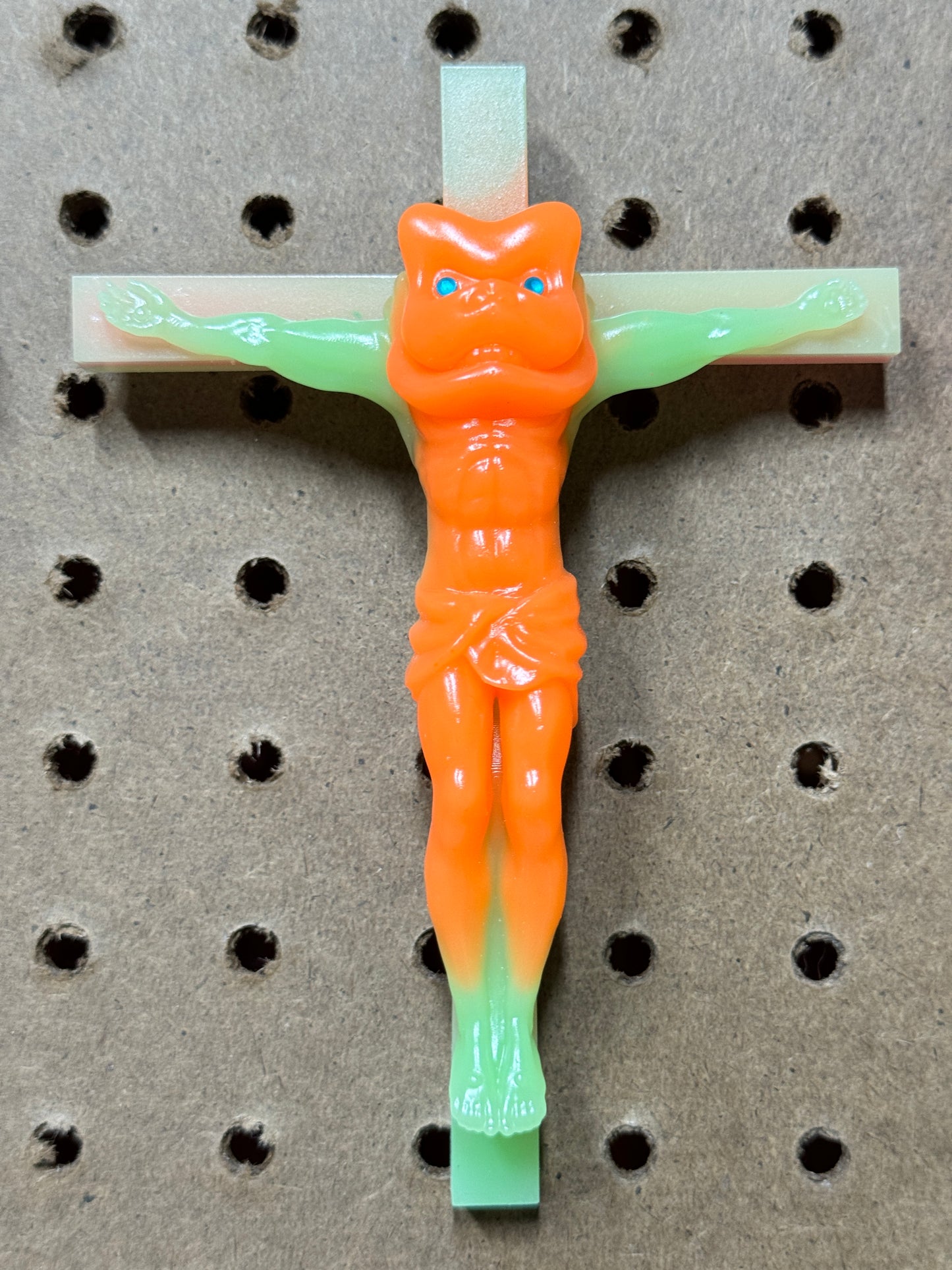 Christ on the Cross but he is a Mecha Ape: Choice