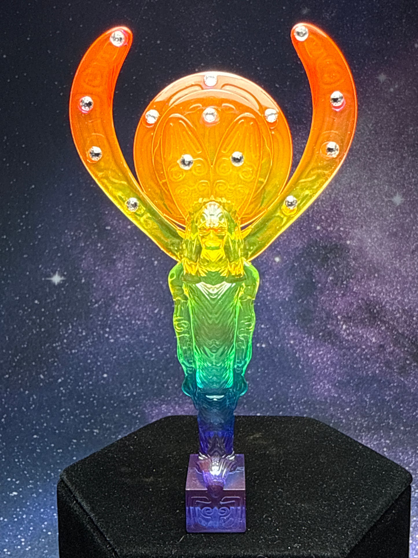 Ibis Serpent Mummy: Transparent Rainbow