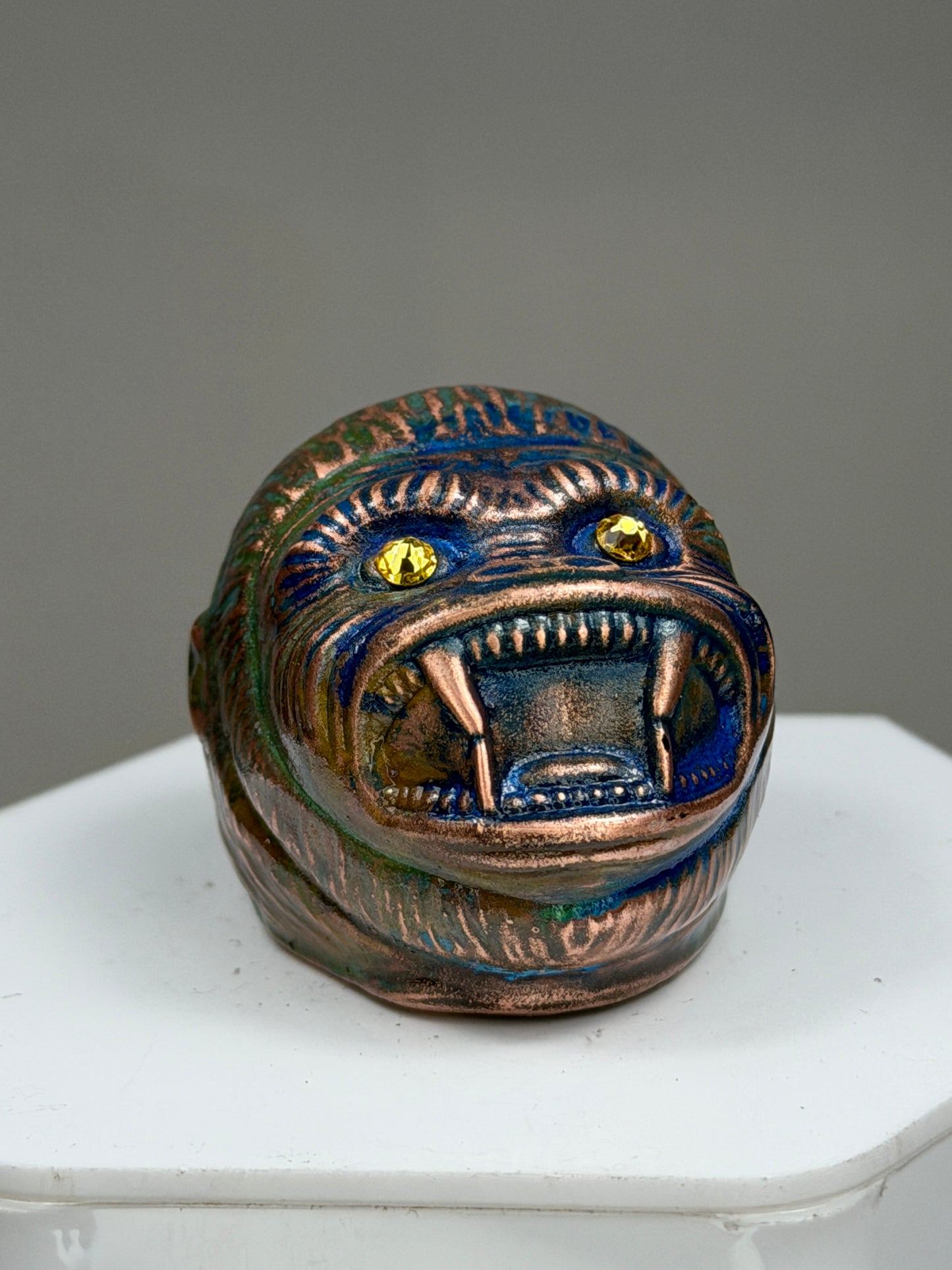 Ape Head: Copper Plated Recess