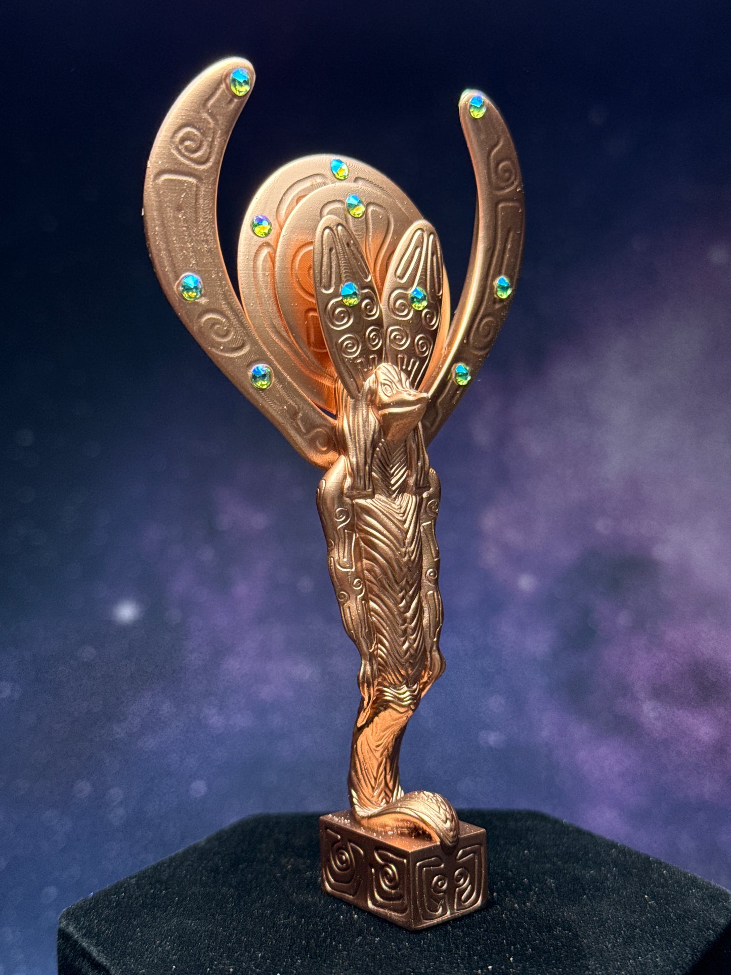 Ibis Serpent Mummy: Chrome Copper