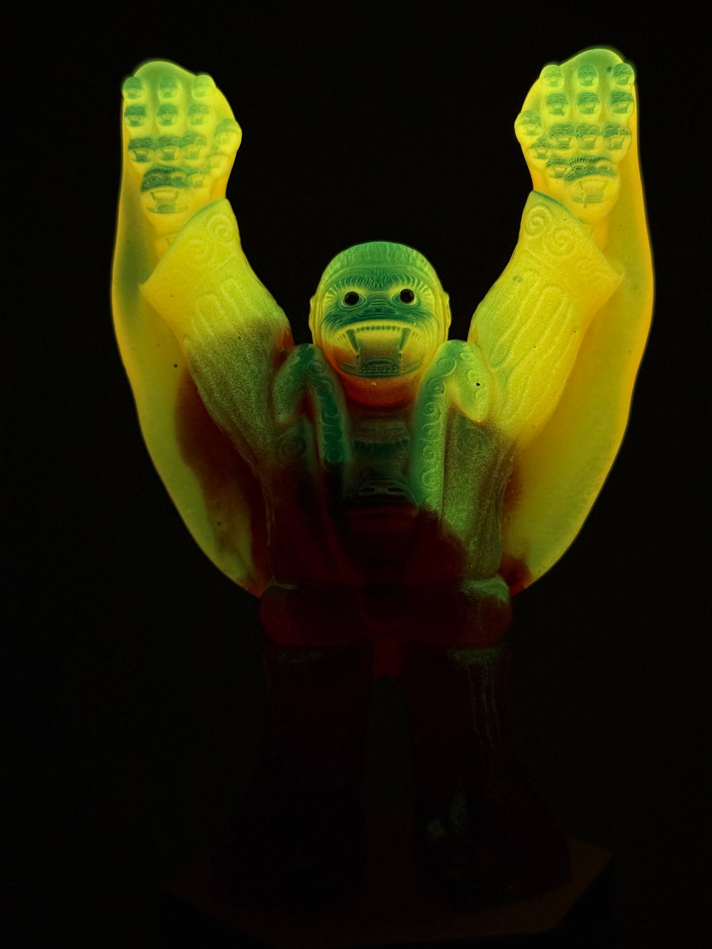 Elvis Ape: Orange/Red Glow