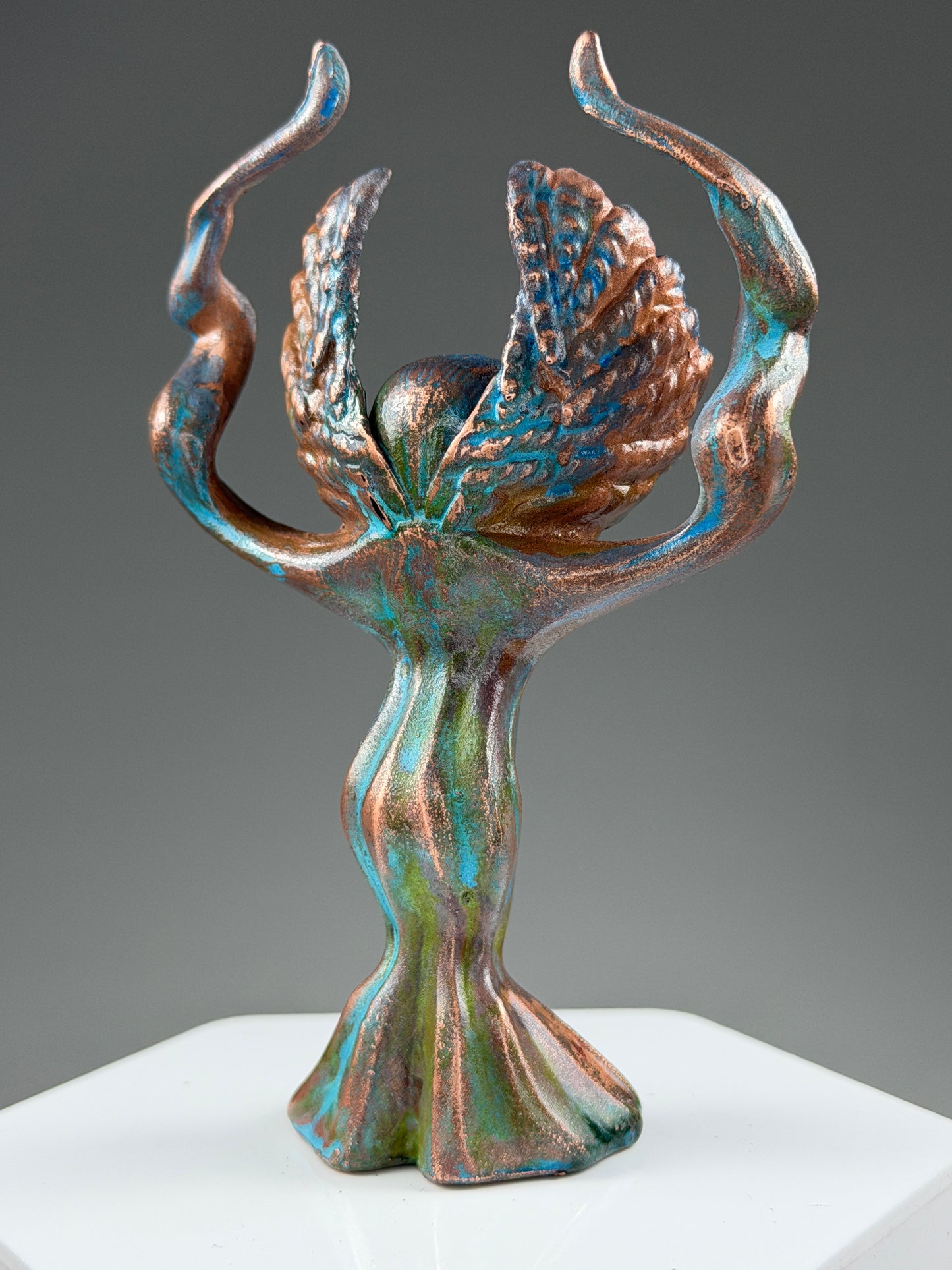 Adult Cherub Ape: Copper Plated Complications