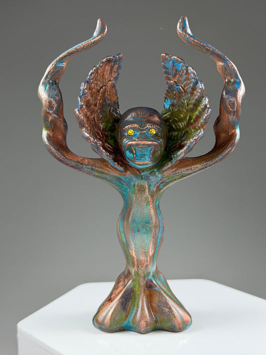 Adult Cherub Ape: Copper Plated Complications