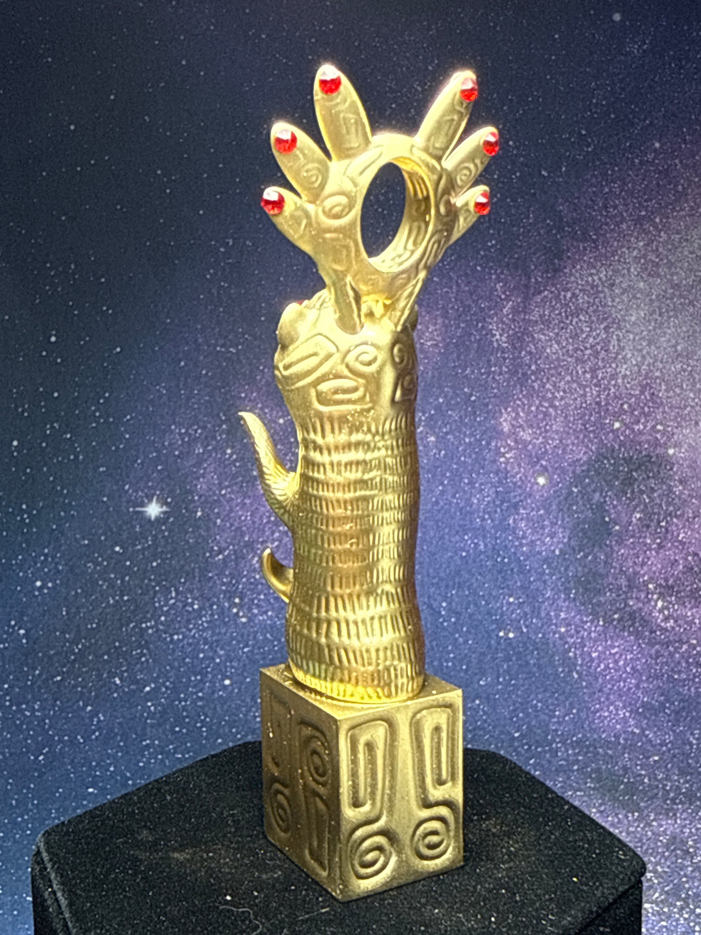 Egyptian Mongoose: Chrome Gold Red