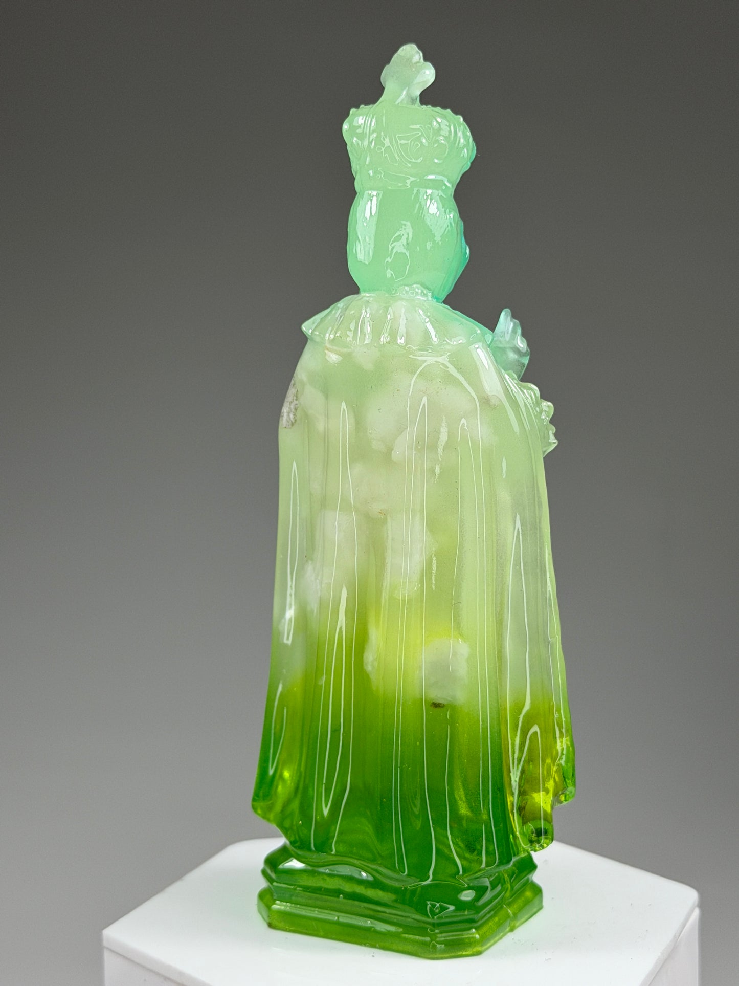 Saint Ape: White/Green Fade Glow