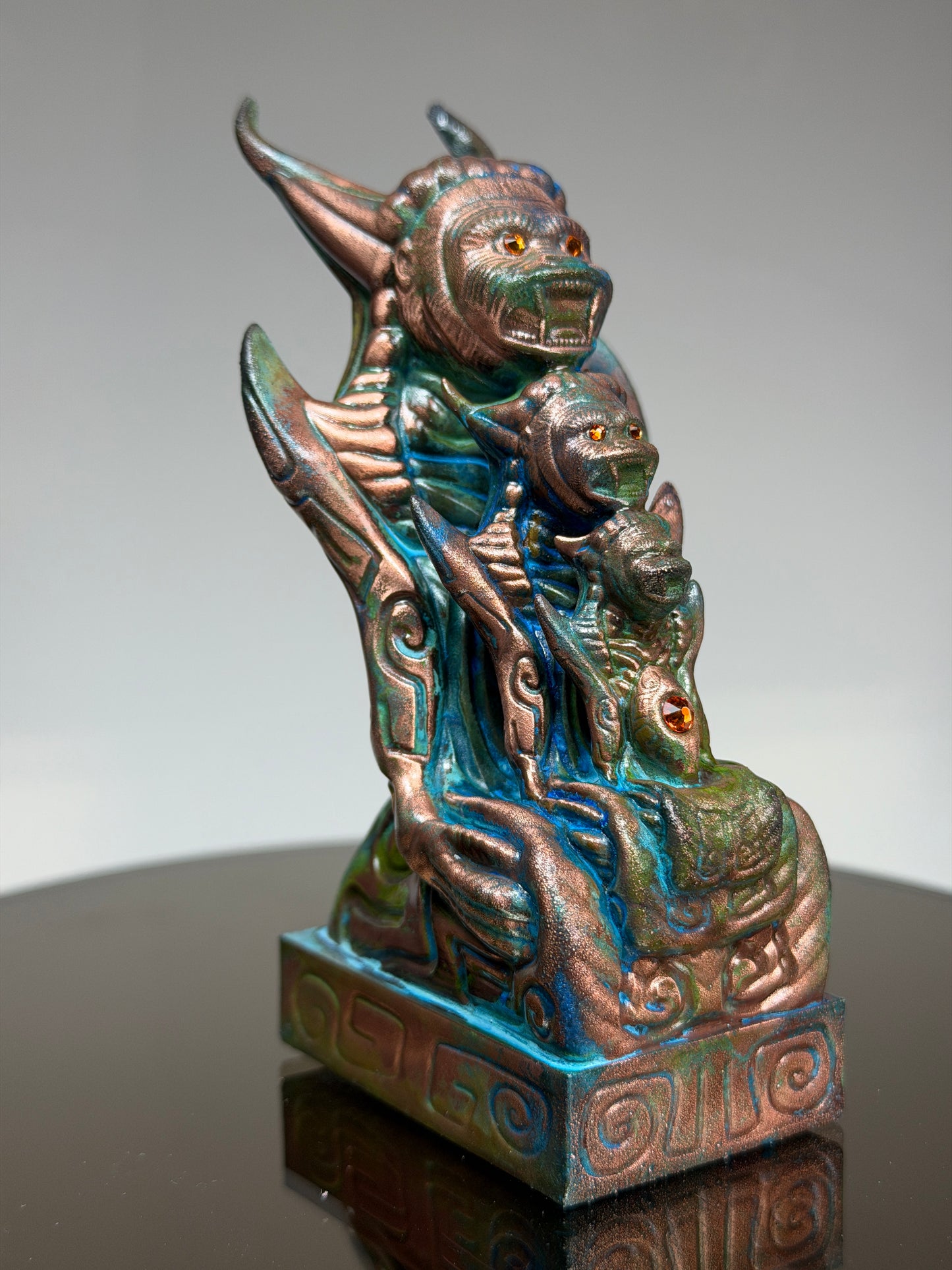 Egyptian Cosmonaut Apes: Copper Plated Stack