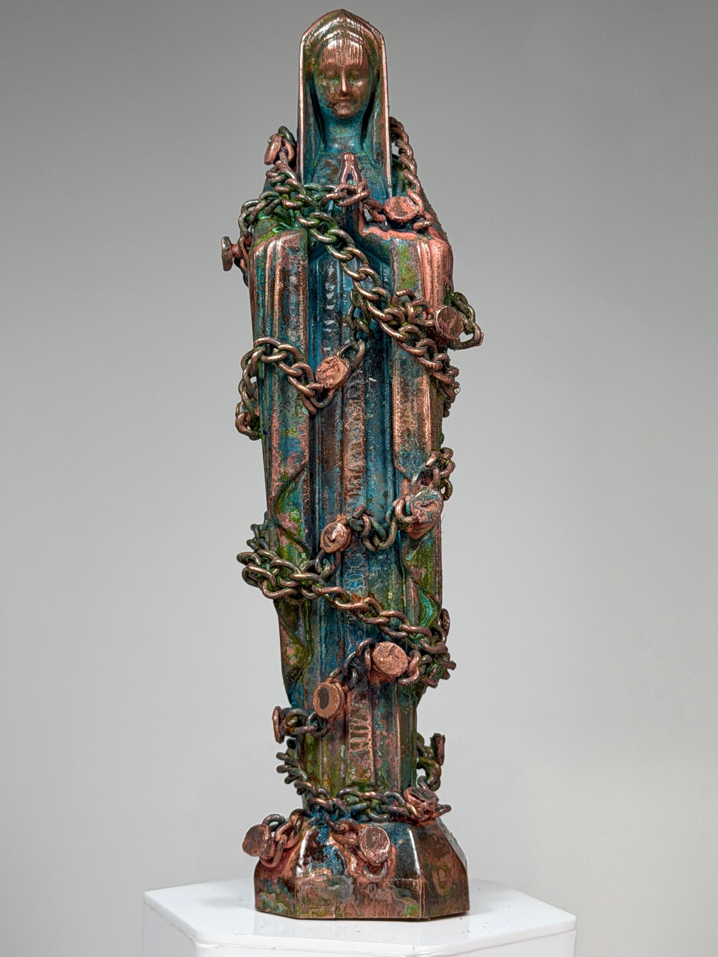 Modern Mary: Copper Plated and Chained