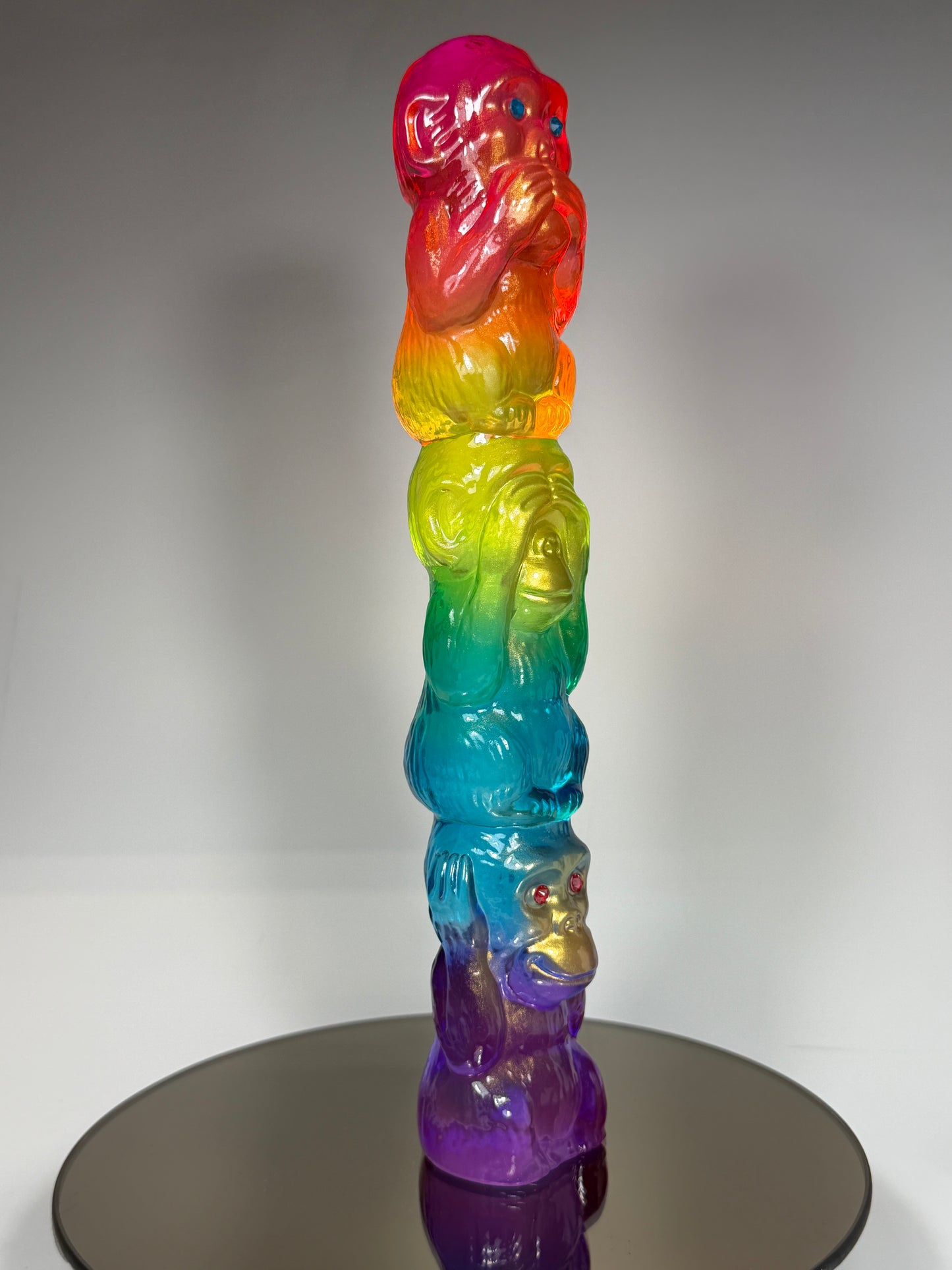 No Evil: XL Transparent Rainbow