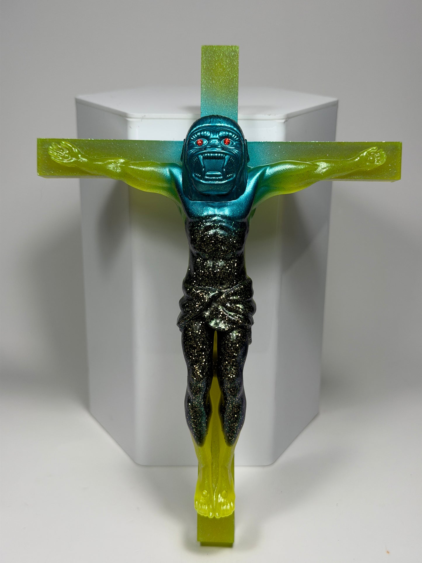 Christ on the Cross but he is an Ape (Big Choice)