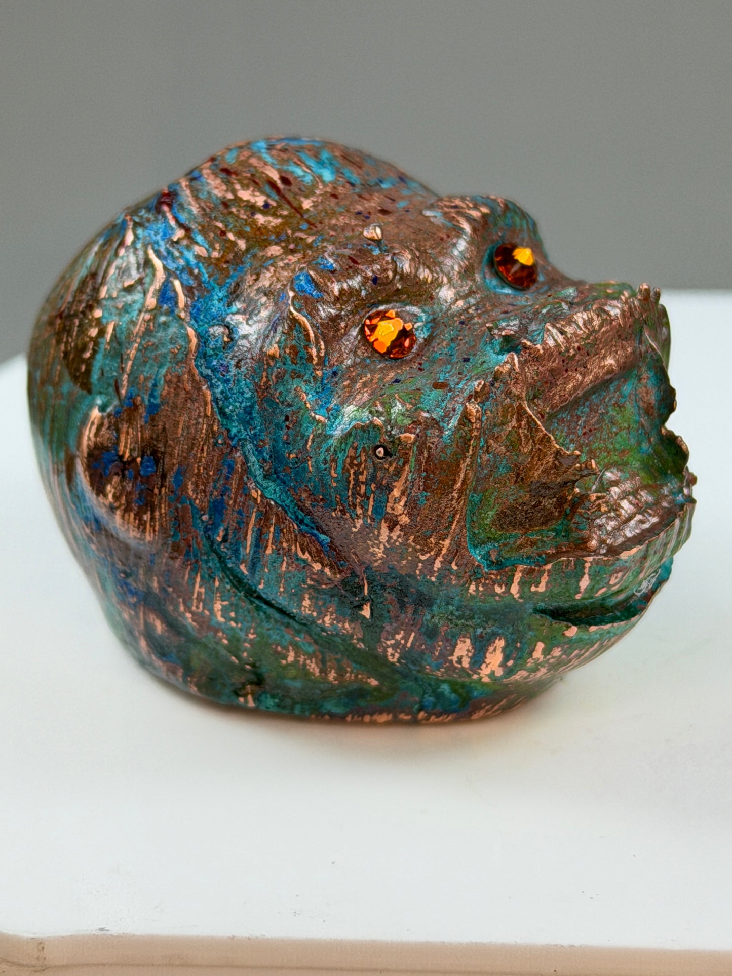 Ape Head: Copper Plated Rough Transport