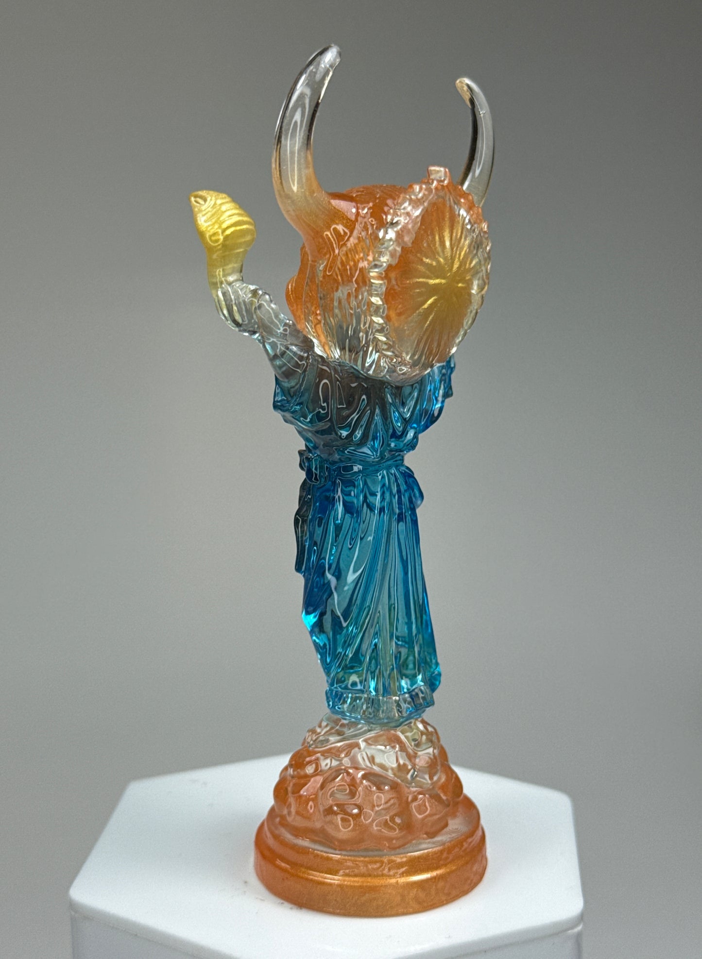 Snake Handler: Orange/Blue