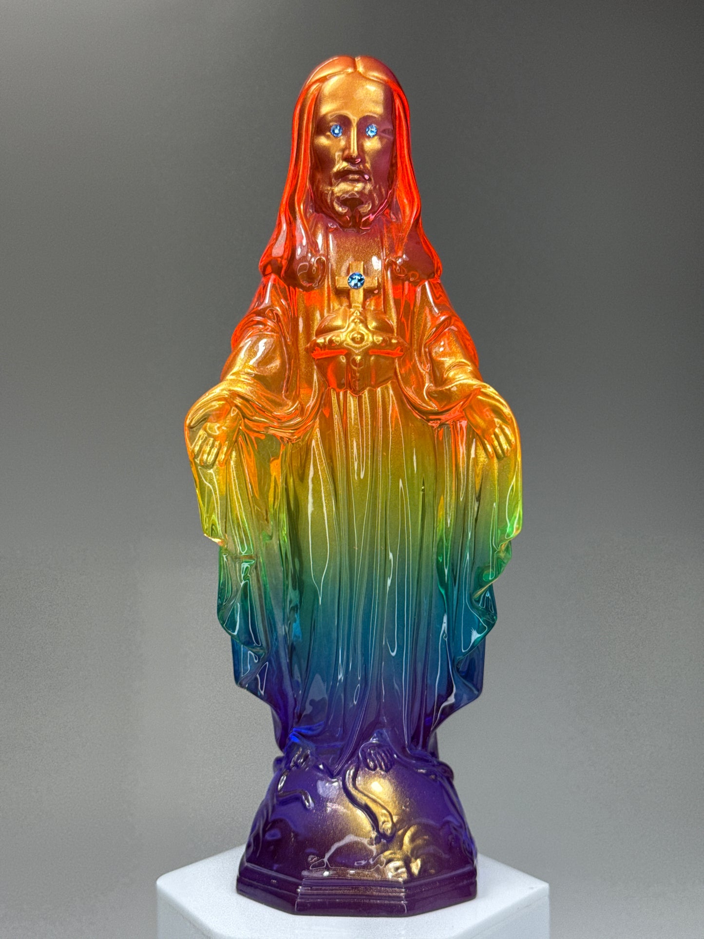 Jesus Head Mary: Transparent Rainbow