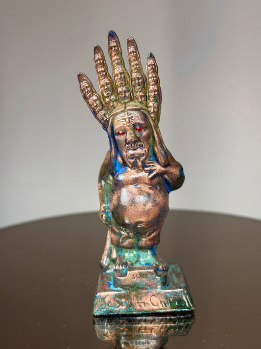 Jesus Checks the Scales: Copper Plated Chubby