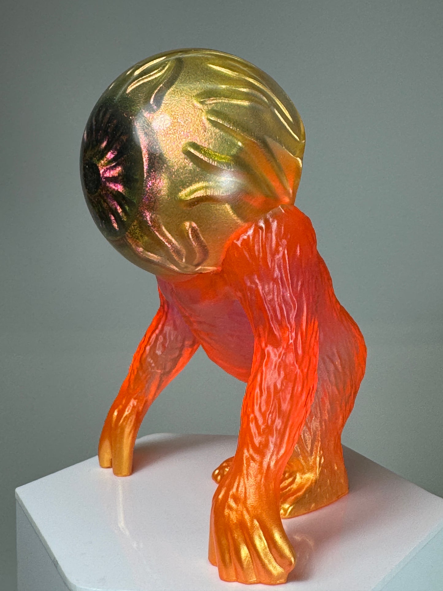 World Famous Deep Space Eyeball Ape: Golden Orange