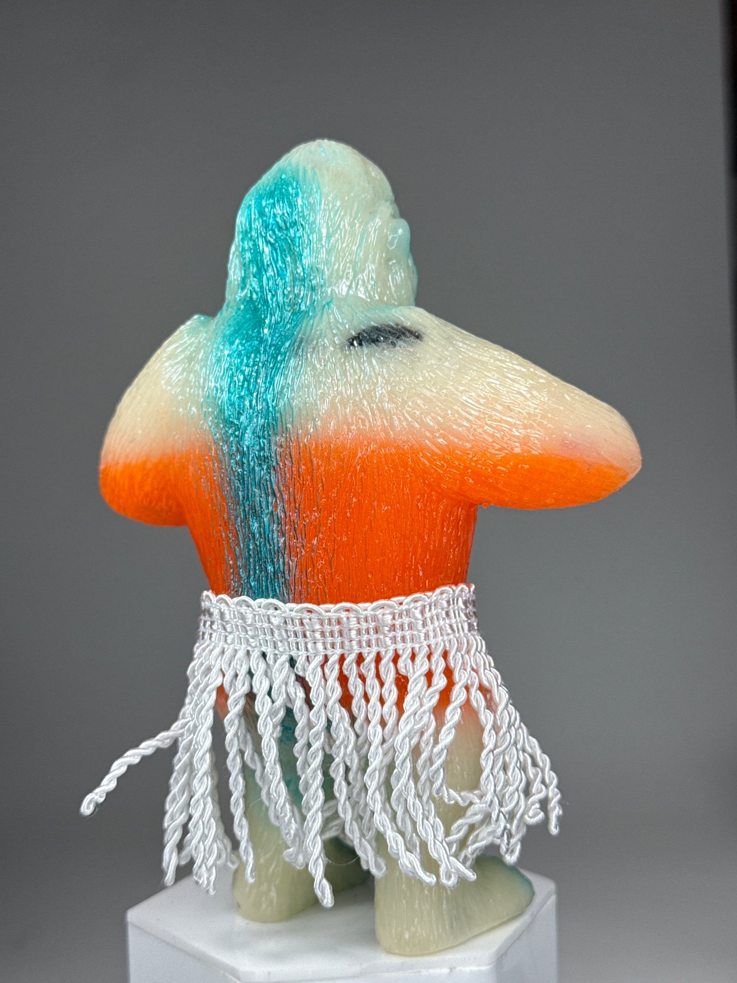 Hula Ape: White/Orange Glow