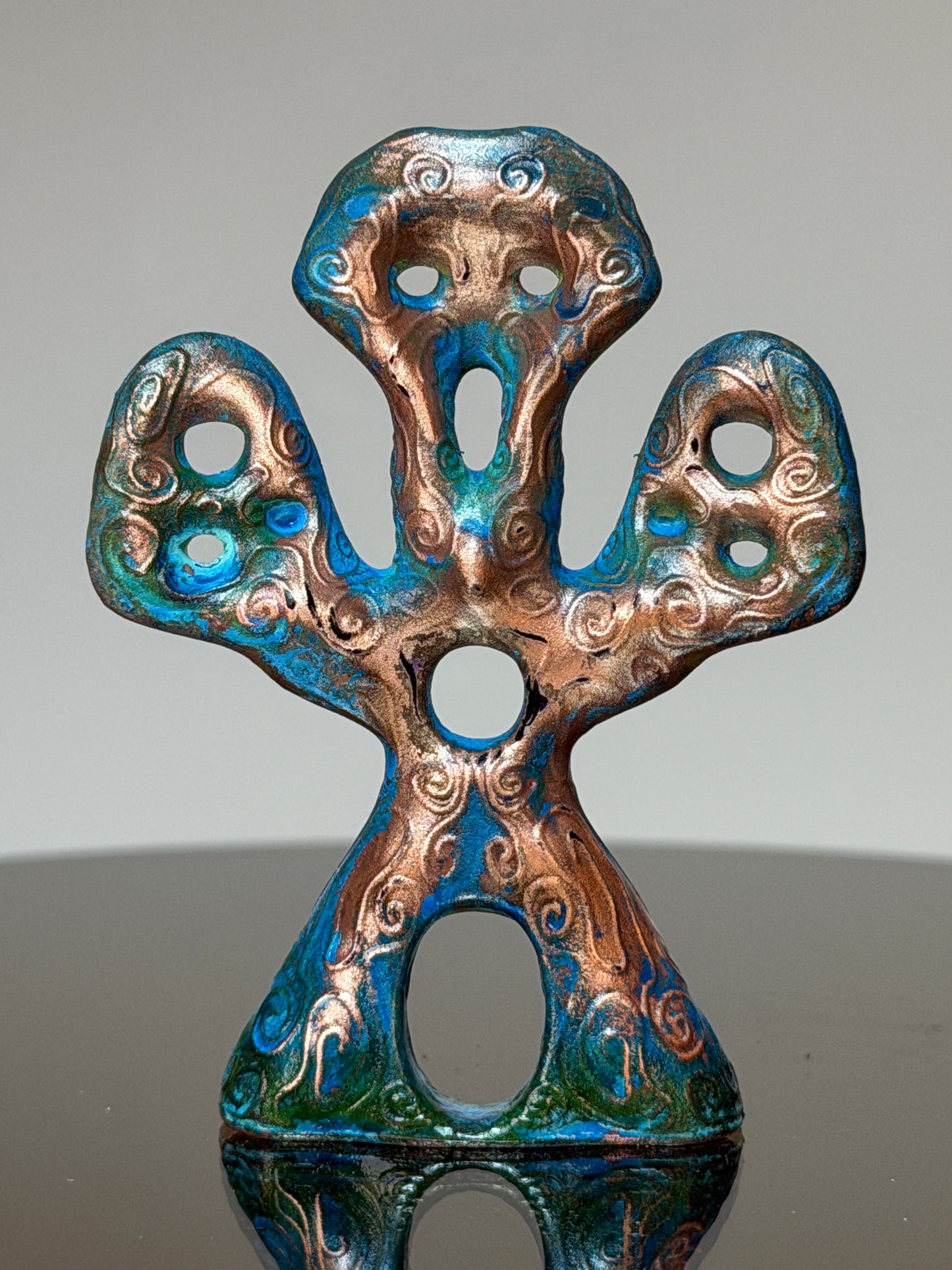 Glyph Number Five: Copper Plated Fine