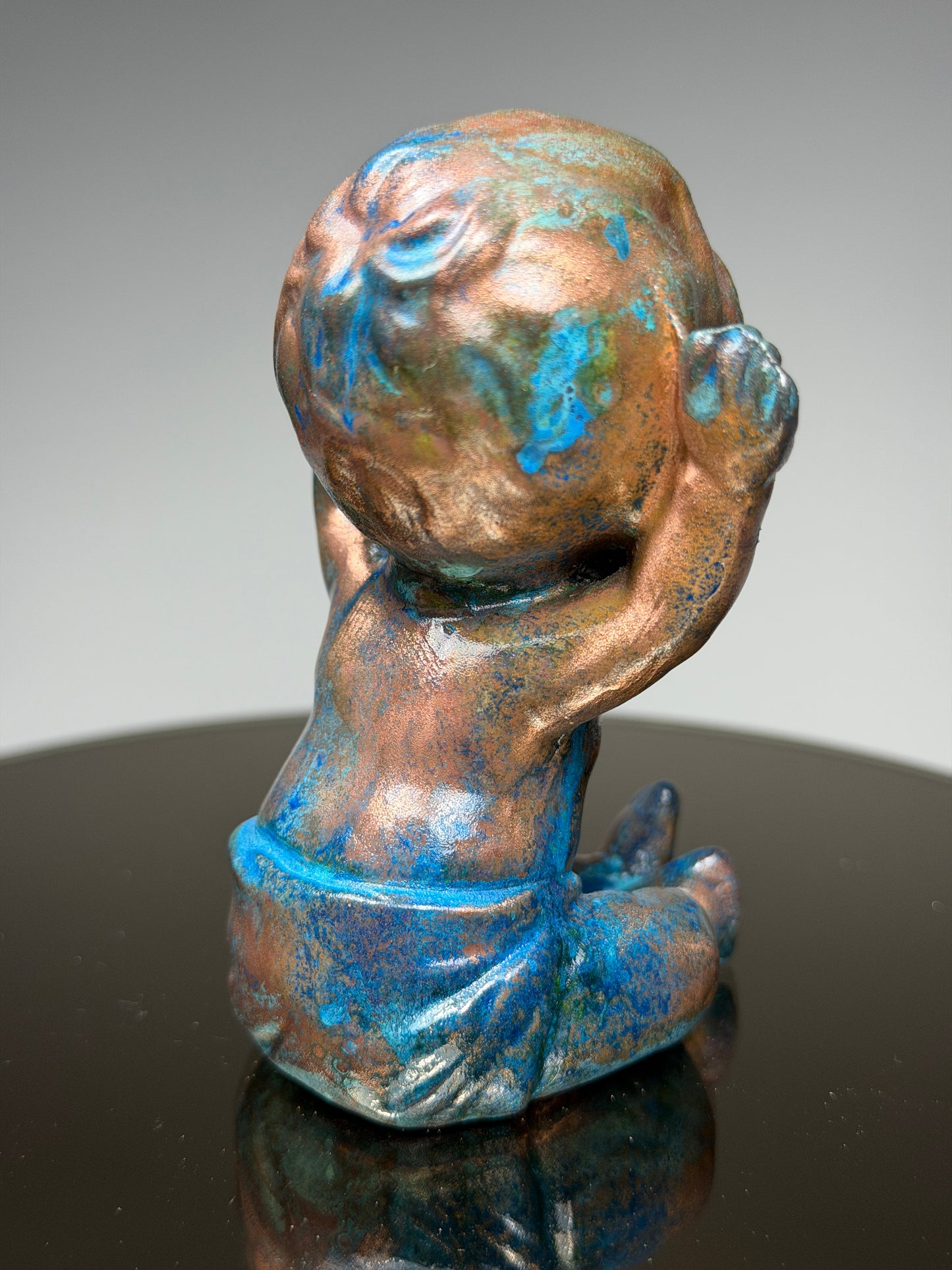 Baby Ape: Copper Plated Infant