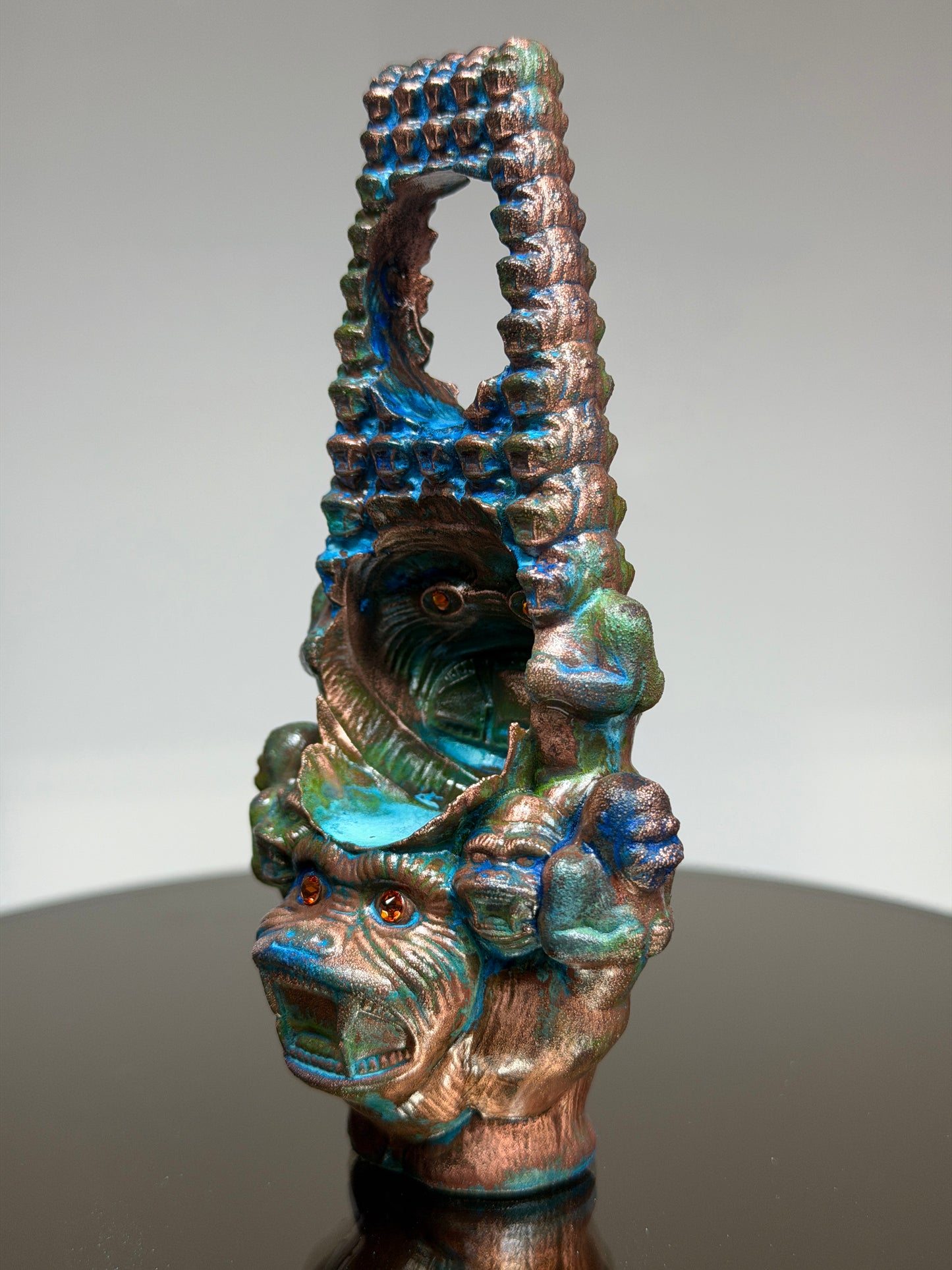 Convoluted Ape: Copper Plated Complexities