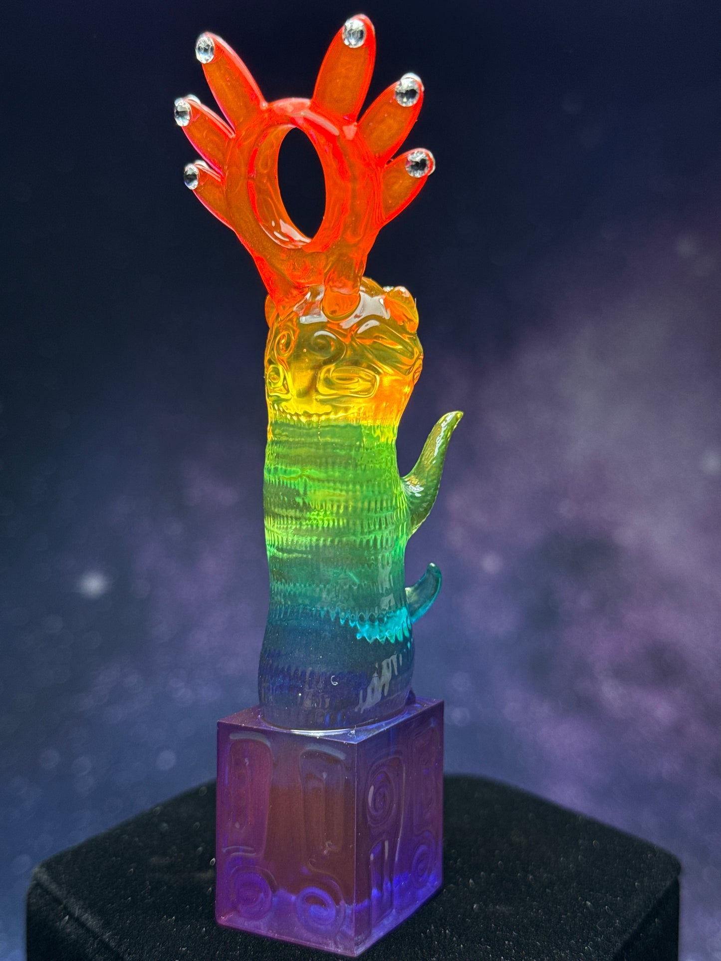 Egyptian Mongoose: Transparent Rainbow