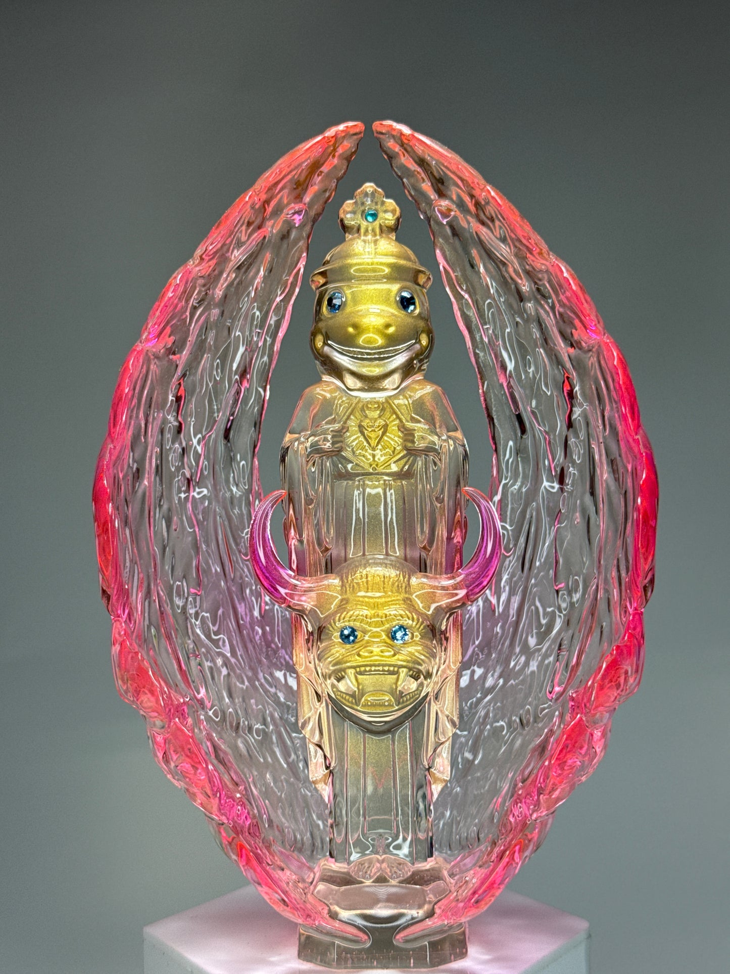 Turtle at the End of Days: Pink/Gold/Clear