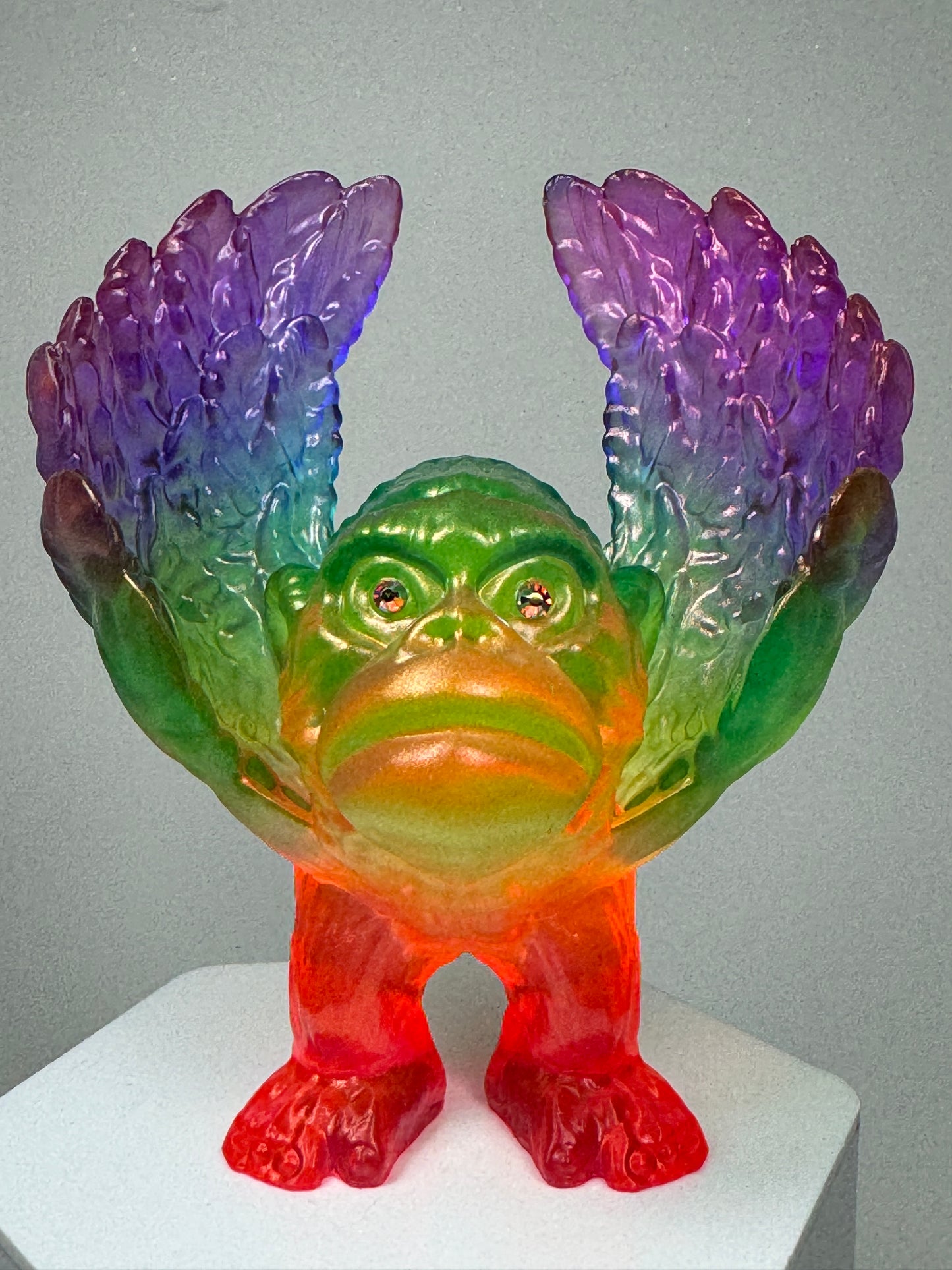 Winged Ape Hopper: Gold Rainbow Hop